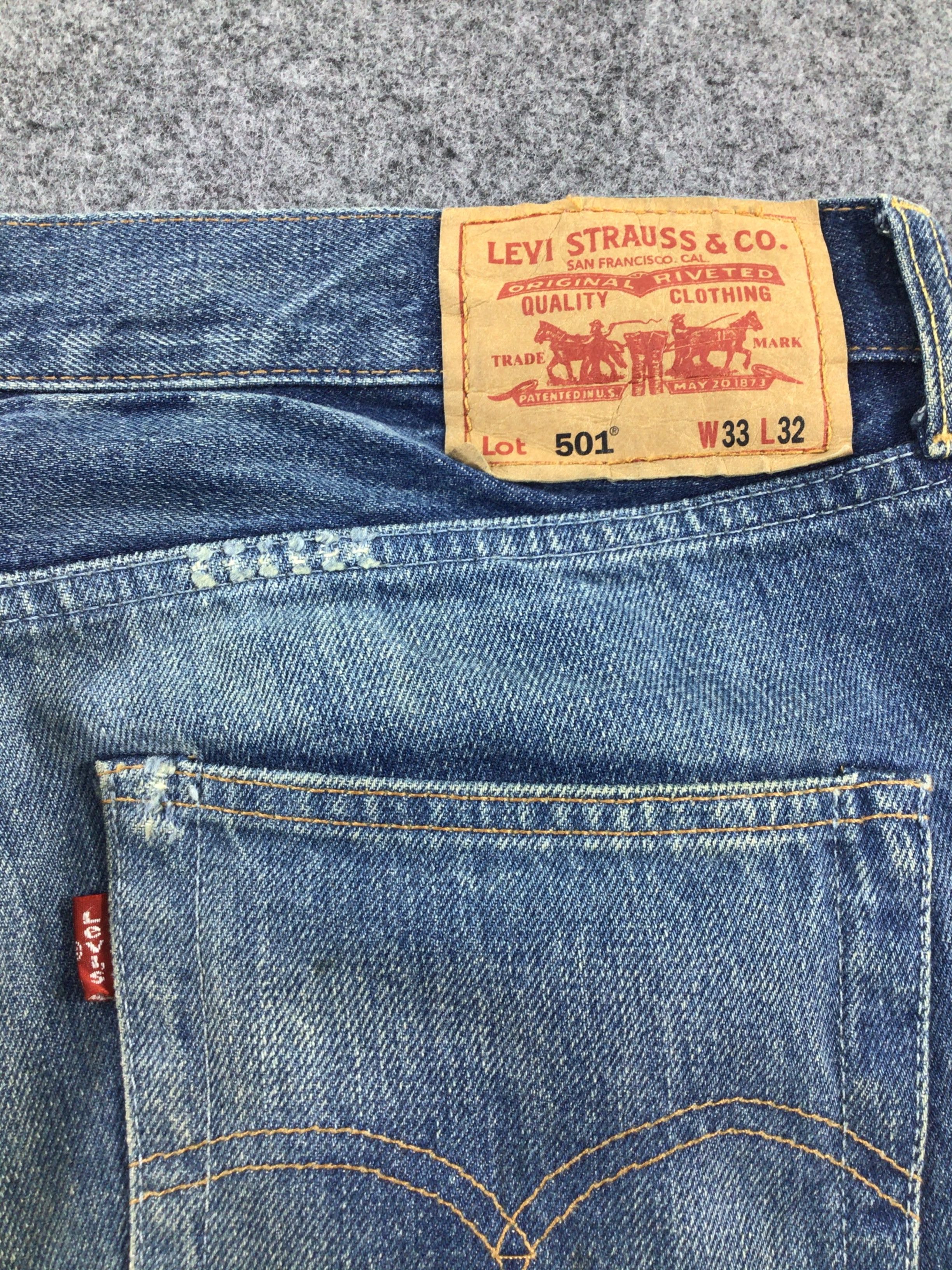 Levi's Levis 501 Jeans-JM044 Size US 36 / EU 52 - 4 Thumbnail