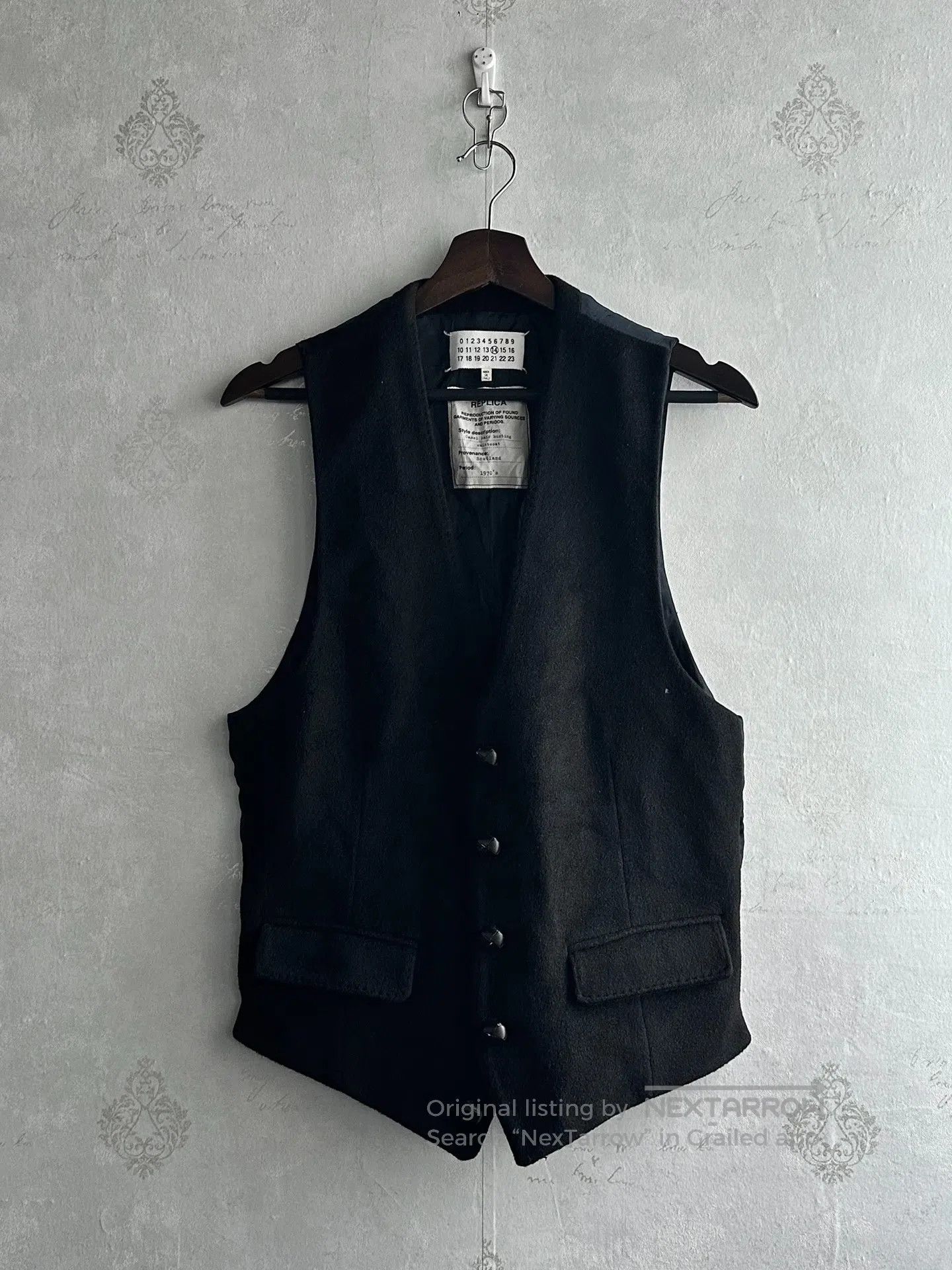 Maison Margiela Maison Margiela size50 12aw Wool Stitch Vest| Size US M / EU 48-50 / 2 - 2 Thumbnail