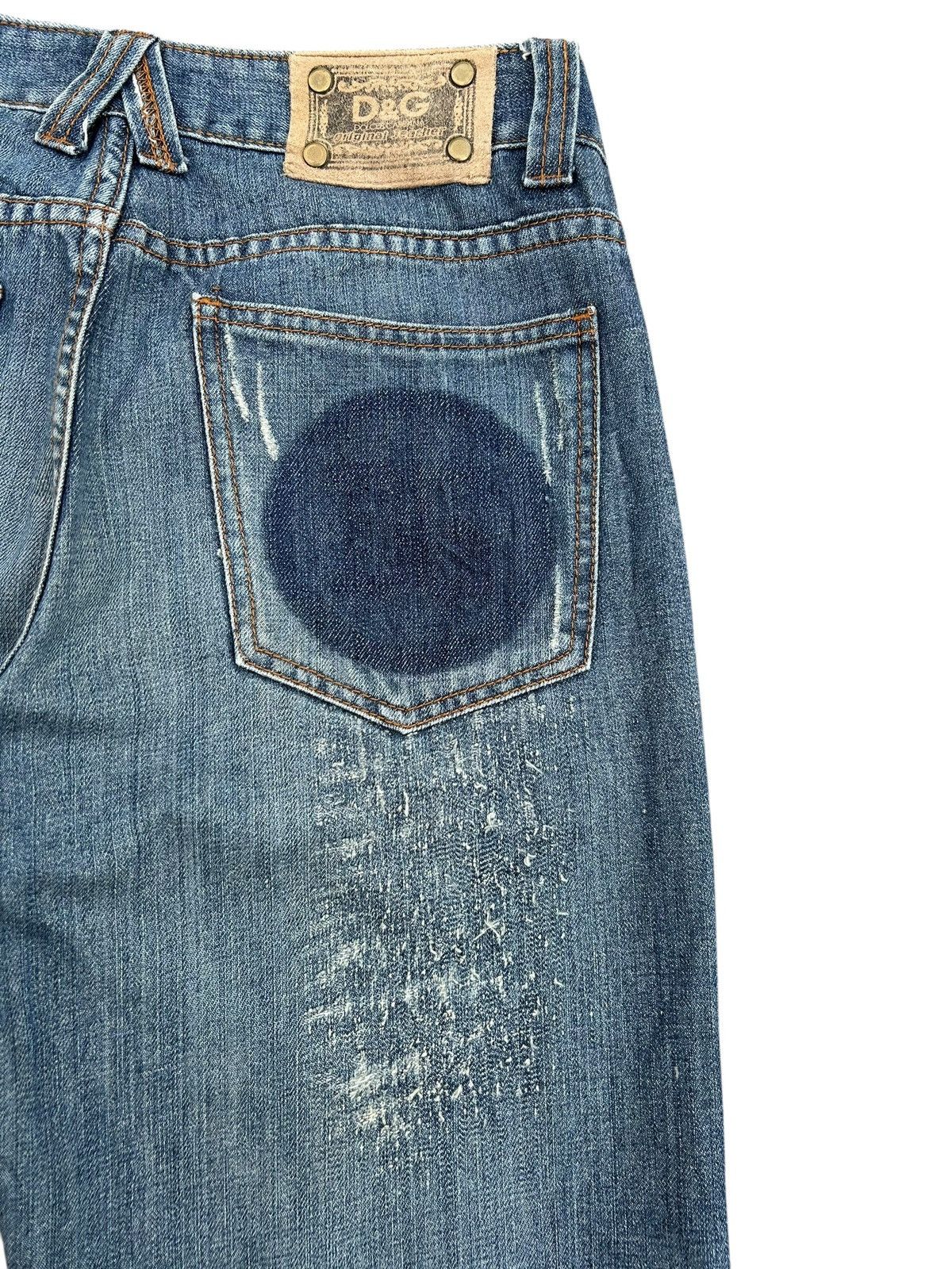Dolce & Gabbana Dolce & Gabbana Vintage Punk Style Distressed Denim jeans Size US 30 / EU 46 - 12 Thumbnail