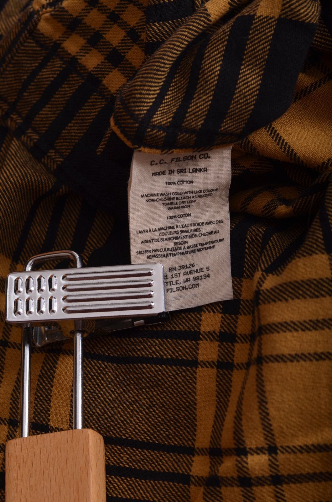 Filson Filson Scout Flannel Shirt / Black & Gold size S Size US L / EU 52-54 / 3 - 5 Thumbnail