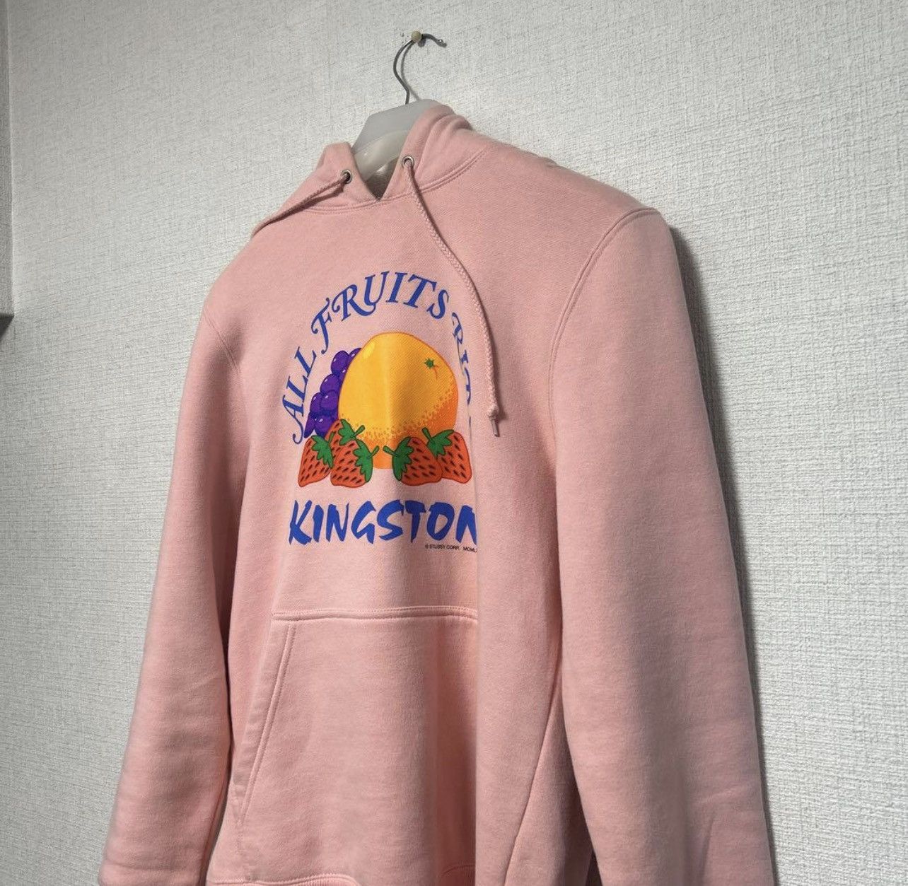 Stussy Stussy fruits graphic hoodie pink L size Kingston from Japan Size US M / EU 48-50 / 2 - 3 Thumbnail
