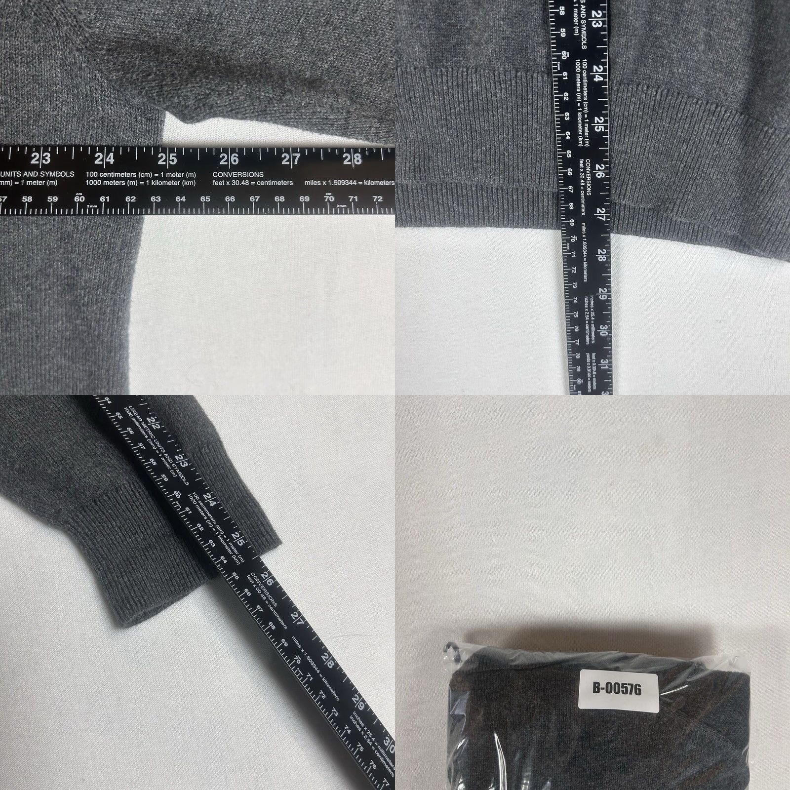 Vineyard Vines Vineyard Vines Cashmere Blend Sweater Mens M Gray 1/4 Zip Golf Casual Work Size US M / EU 48-50 / 2 - 8 Thumbnail