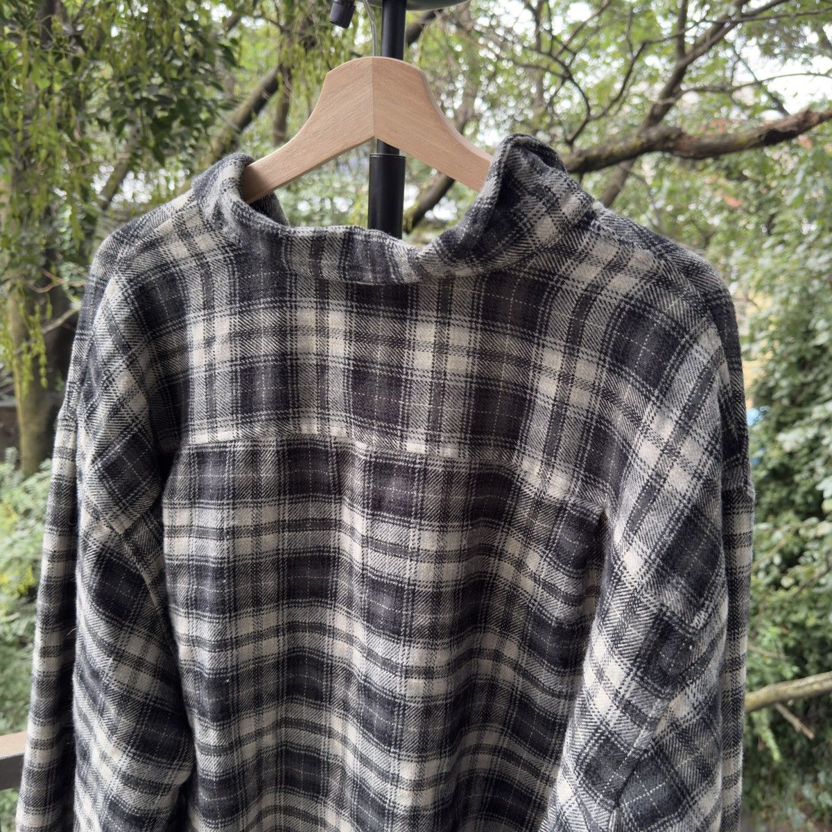 Vintage Thrashed Faded Thermal Flannel Jacket ERD Grunge Chrome Size US XXL / EU 58 / 5 - 7 Thumbnail