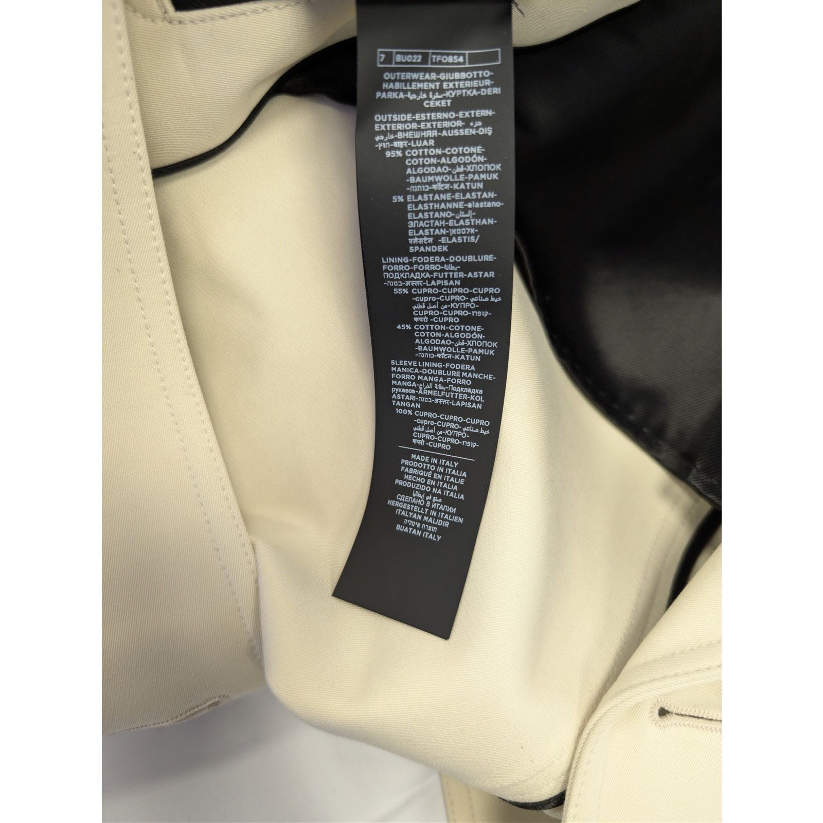 Tom Ford o1rshd1 CC20 Sportswear double-breasted leather coat White Size US M / EU 48-50 / 2 - 19 Thumbnail