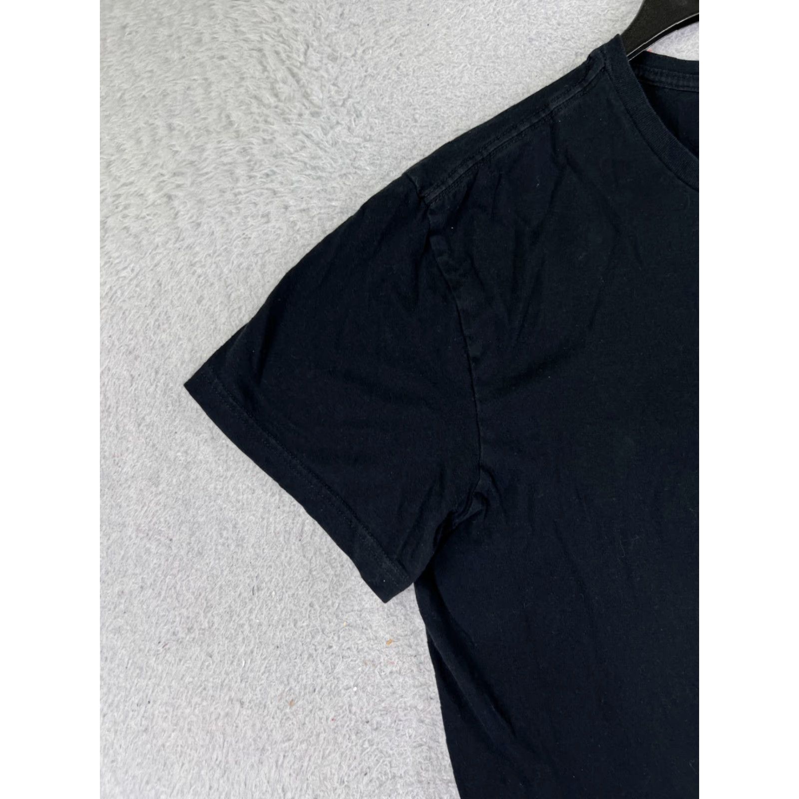 Ralph Lauren VINTAGE Ralph Lauren Shirt Adult Large Black Slim Fit Short Sleeve Crew Neck Cotton Sports Mens Size US L / EU 52-54 / 3 - 3 Thumbnail