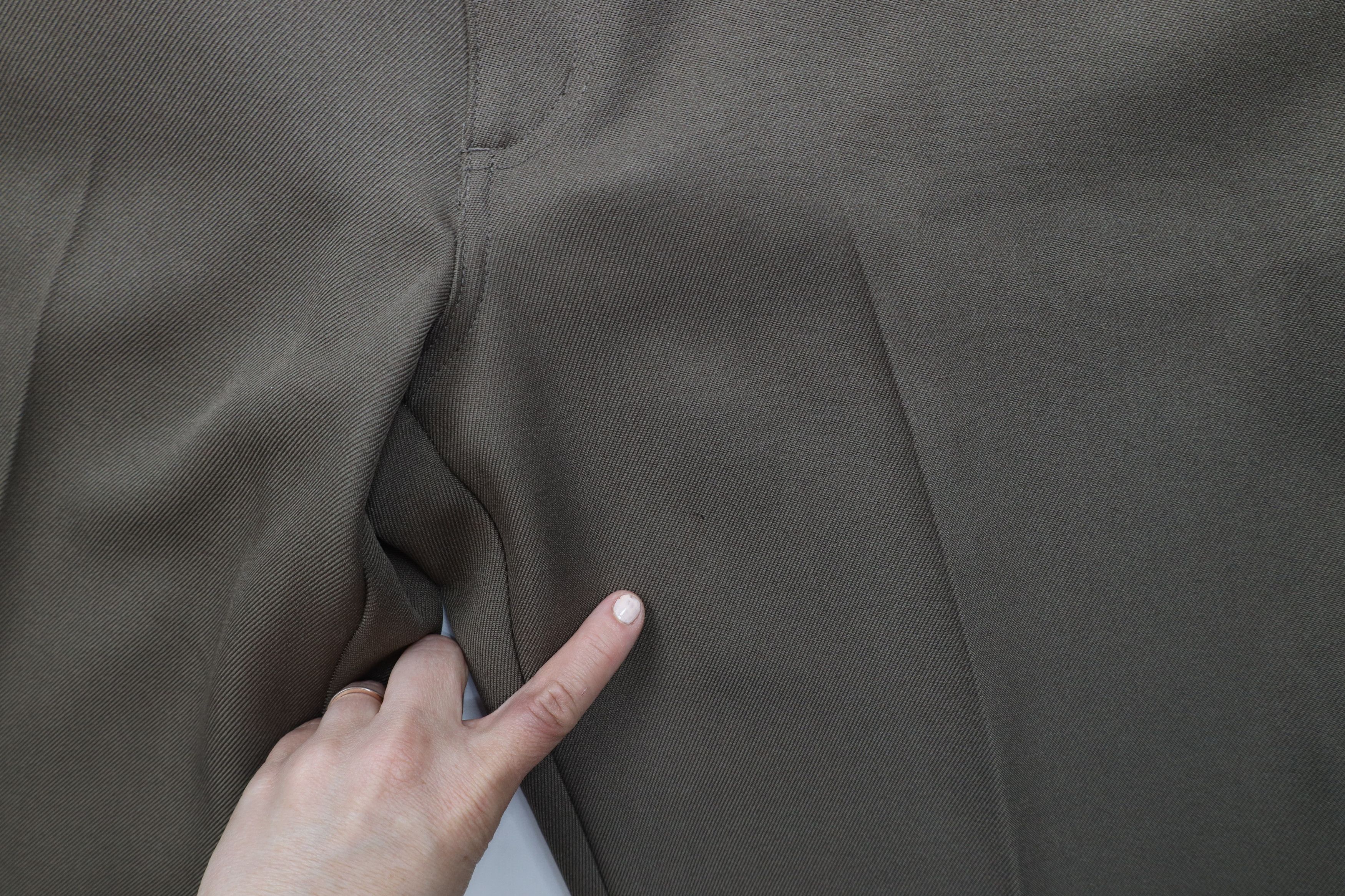Vintage Vintage 90s Streetwear Flared Wide Leg Chino Pants Brown Size US 40 / EU 56 - 5 Thumbnail