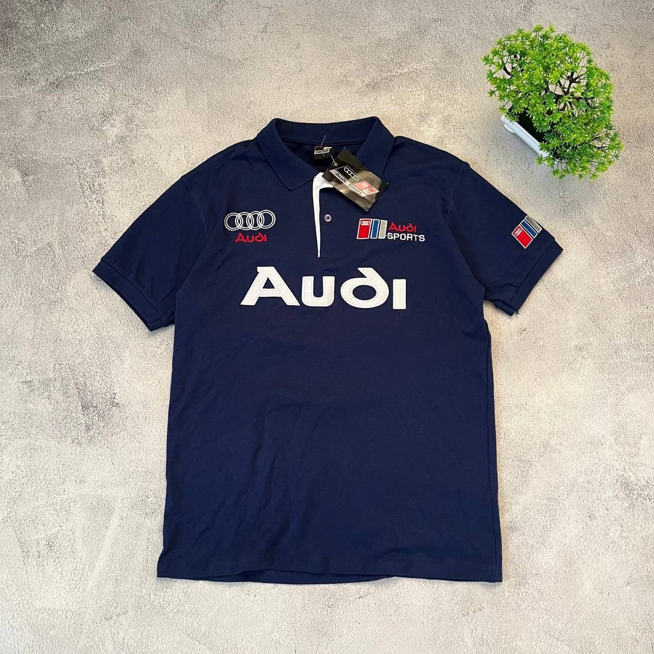 Audi Vintage Audi Racing Polo Shirt Y2K Size US L / EU 52-54 / 3 - 1 Thumbnail