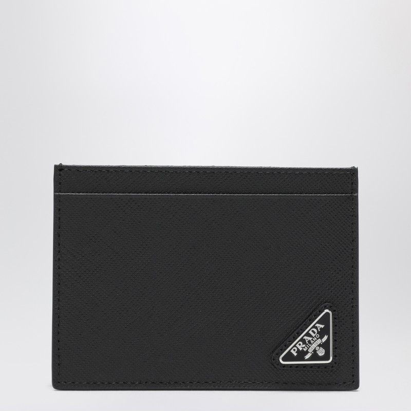 Prada Prada Black Saffiano Cardholder Size ONE SIZE - 1 Thumbnail