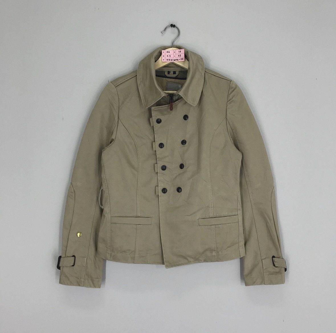 G-Star G-Star Raw Jacket Double Collar Style Punk Rock And Roll Size US S / EU 44-46 / 1 - 1 Thumbnail