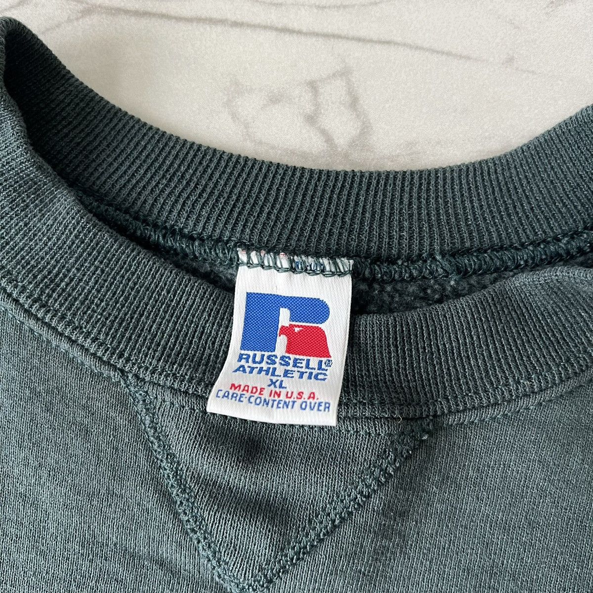 Russell Athletic Vintage Russell Athletic Sweatshirt Made in USA 90s Size US XL / EU 56 / 4 - 3 Thumbnail