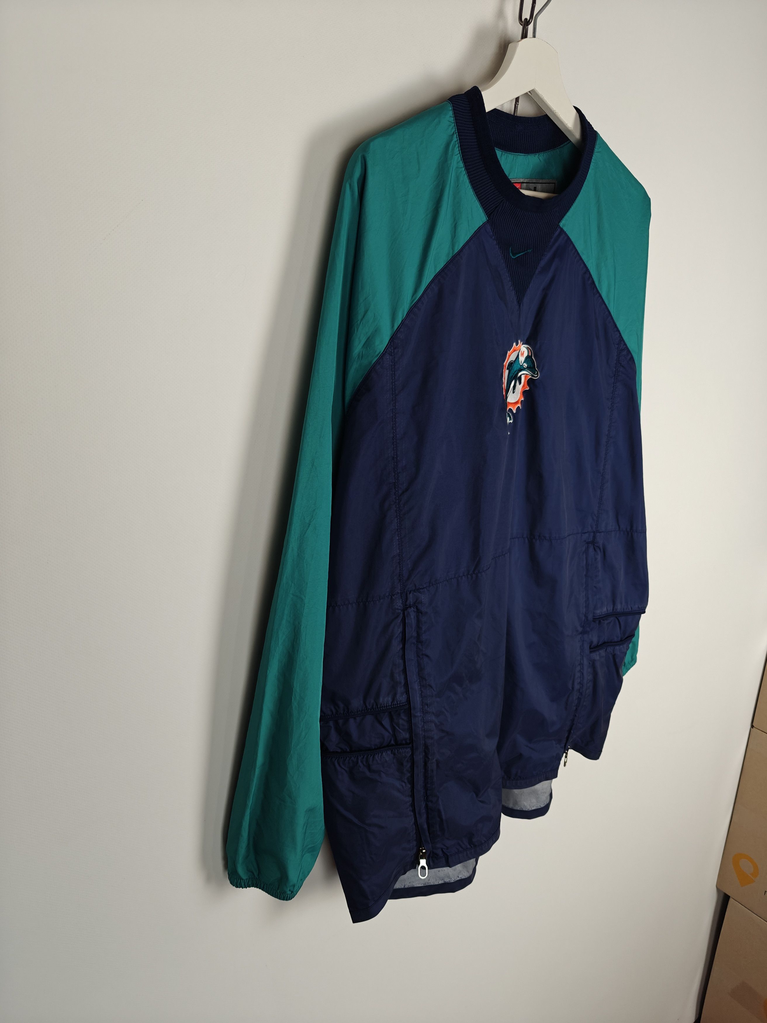 Nike VTG Nike x NFL Miami Dolphins Sweatshirt Logo Size L Size US L / EU 52-54 / 3 - 4 Thumbnail