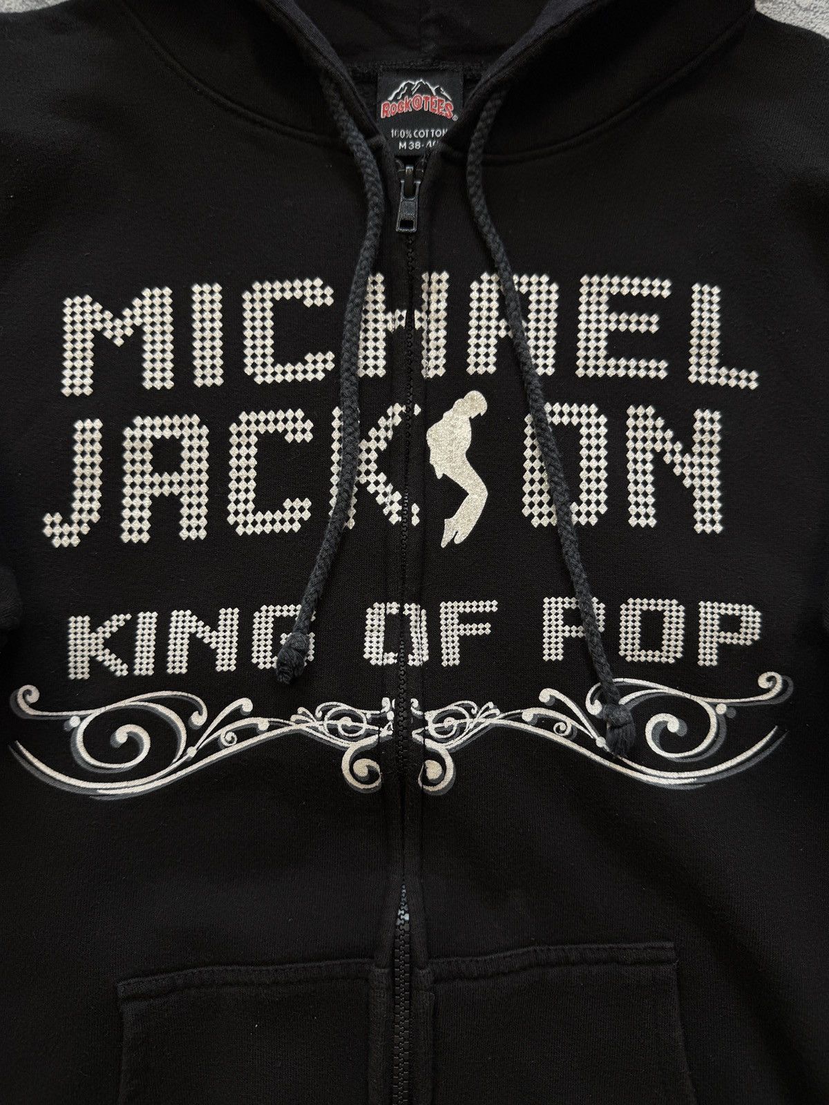 Band Tees Vintage Michael Jackson Overprint Zip Up Hoodie Size US M / EU 48-50 / 2 - 6 Thumbnail