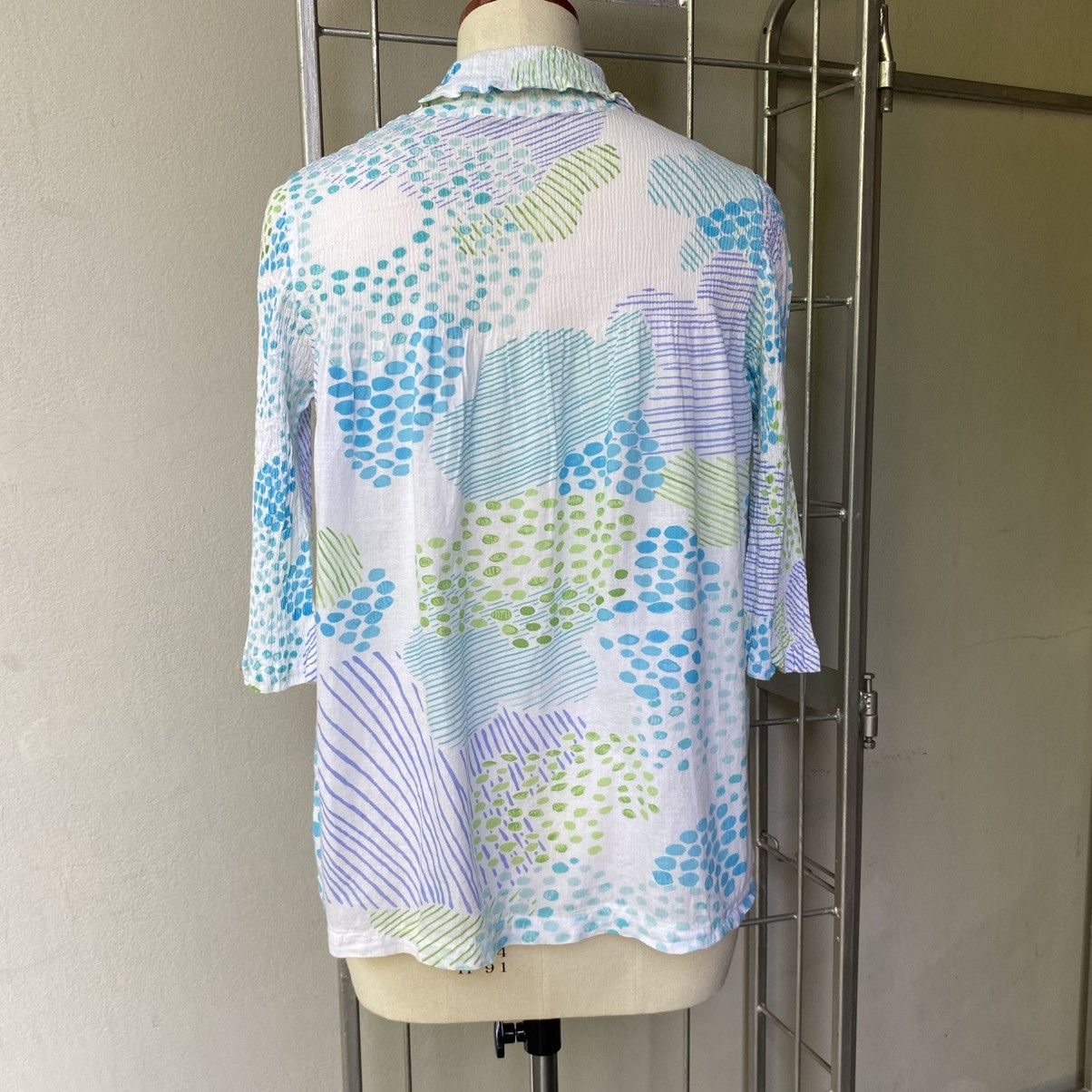 Tsumori Chisato Tsumori Chisato Meadow Bloom Pleated Shirt Size XS / US 0-2 / IT 36-38 - 15 Thumbnail