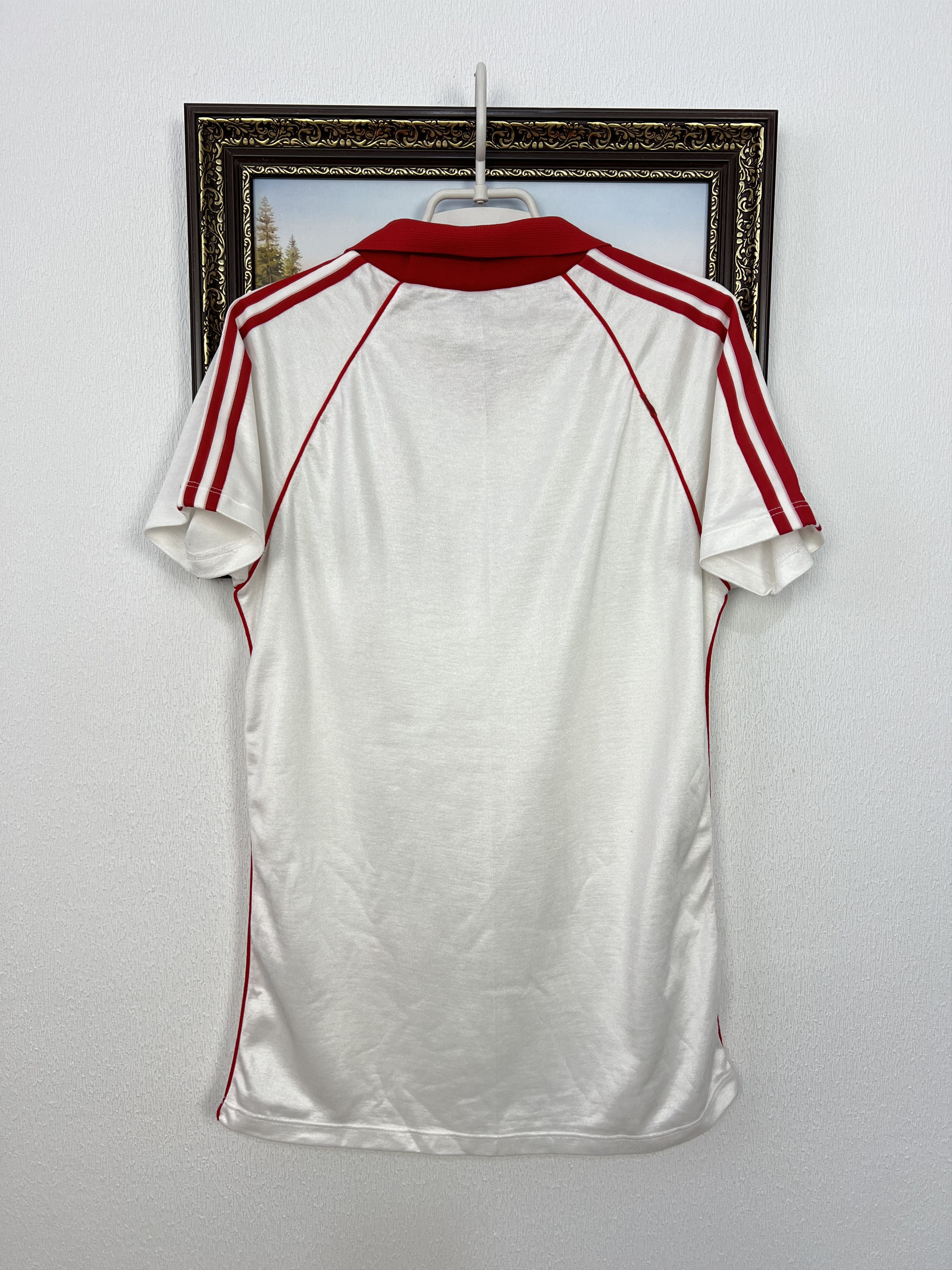 Adidas Vintage 80's Denmark Olympics Shirt Jersey Rare Trikot Size US L / EU 52-54 / 3 - 7 Thumbnail