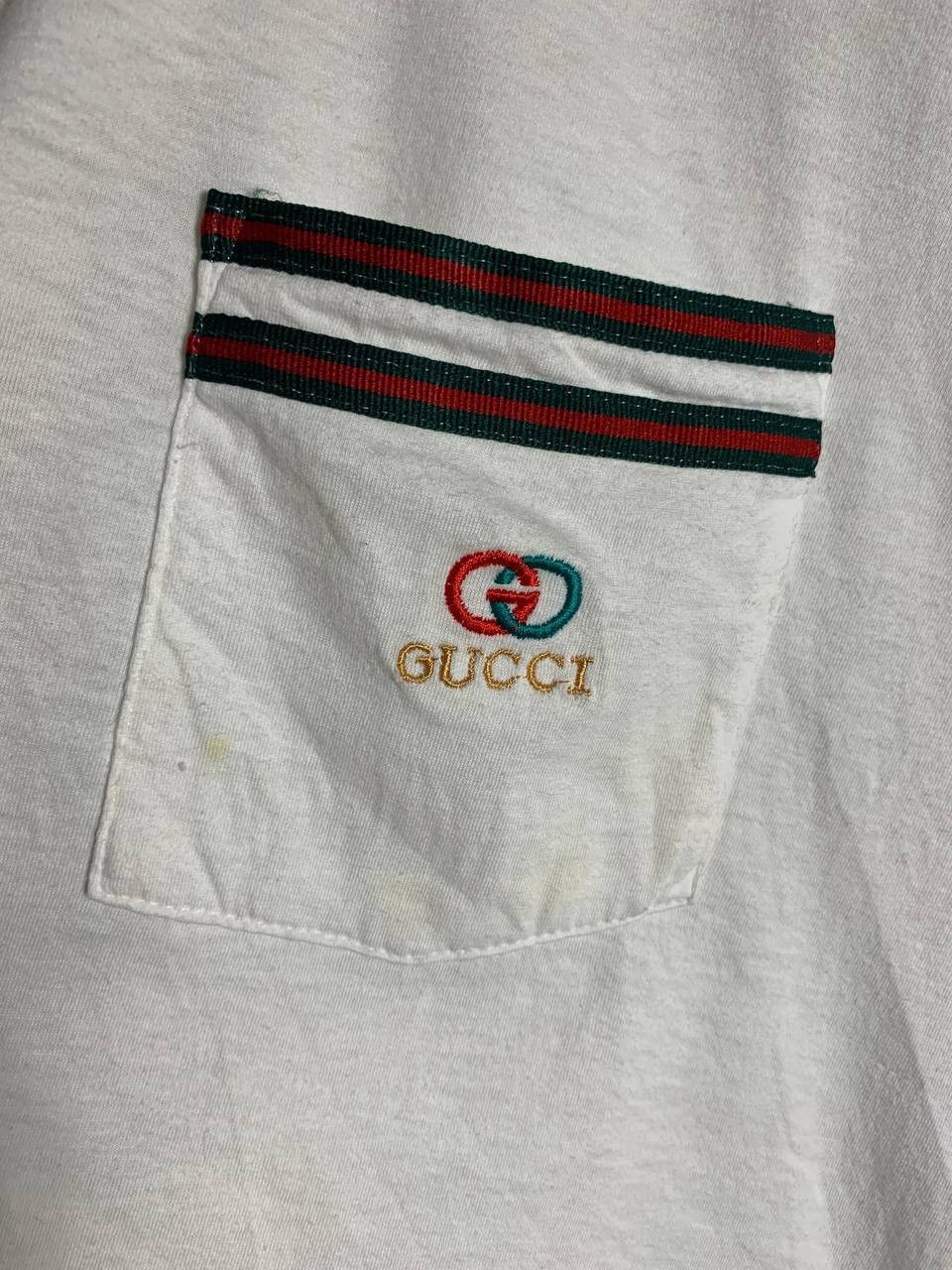Vintage VERY RARE GUCCI RETRO ITALIAN DESIGNER POLOS LUXURY Y2K 90s Size US M / EU 48-50 / 2 - 8 Thumbnail