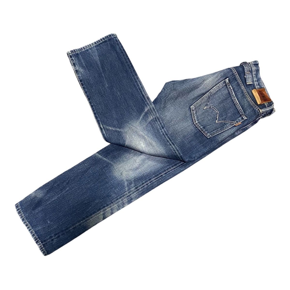 Edwin × Jean Edwin 505 Selvage Denim Distressed Jeans Size US 30 / EU 46 - 4 Thumbnail