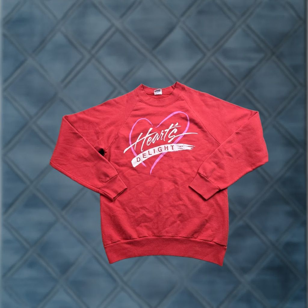 Vintage VINTAGE Tennessee River Sweatshirt Womens M Red Hearts Delight 80s Size M / US 6-8 / IT 42-44 - 1 Thumbnail