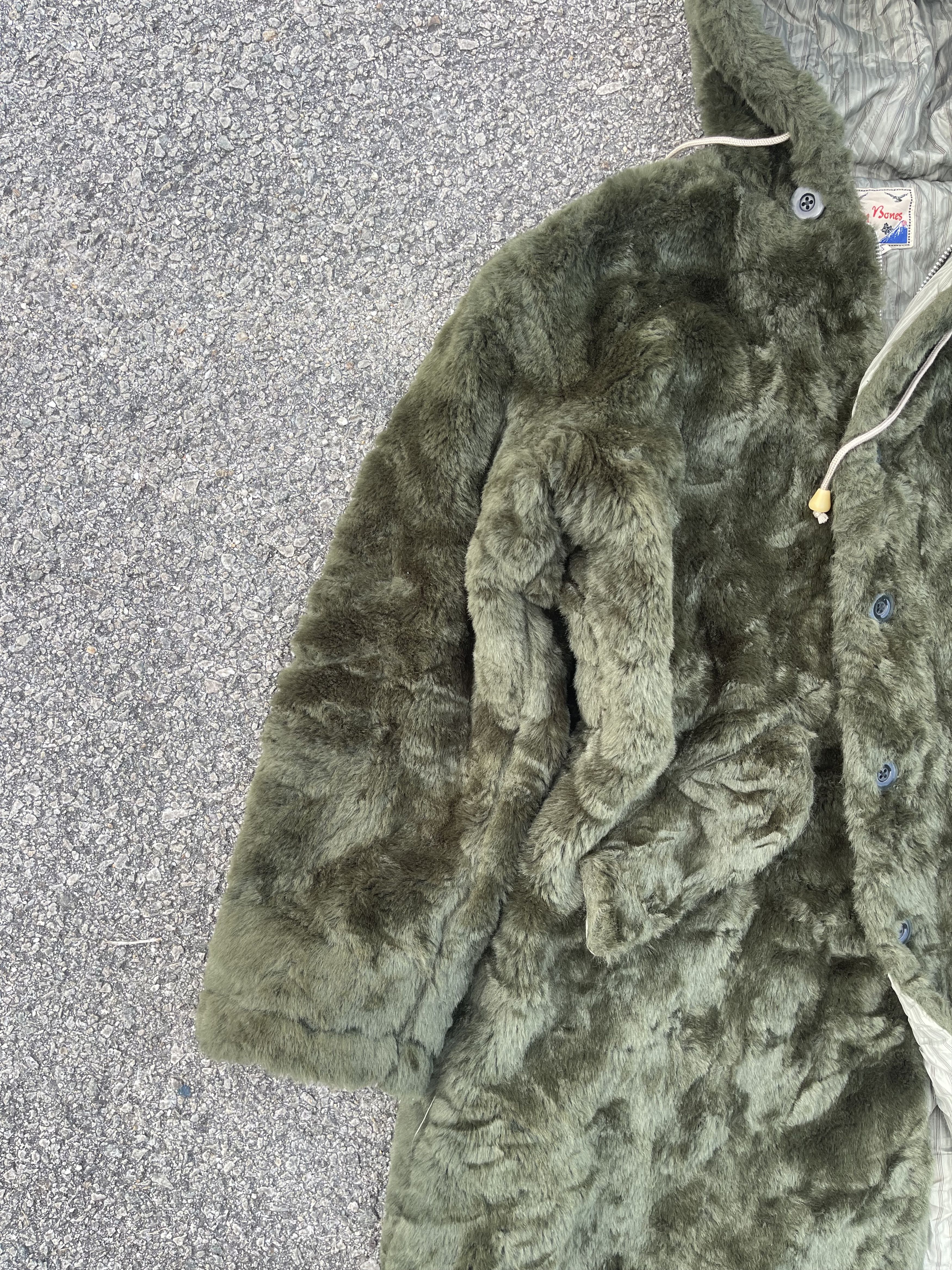 Dry Bones × If Six Was Nine × Sun Surf Vtg Dry Bones Heavy Fur Parka Green Jacket size L Size US L / EU 52-54 / 3 - 3 Thumbnail
