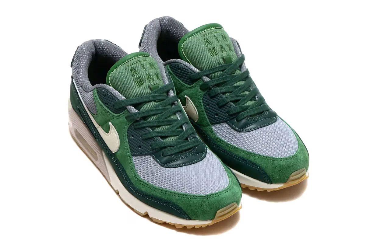 Nike 💚 2022 Nike Air Max 90 PRM Pro Green/Pale Ivory US 13 NEW Size US 13 / EU 46 - 3 Thumbnail