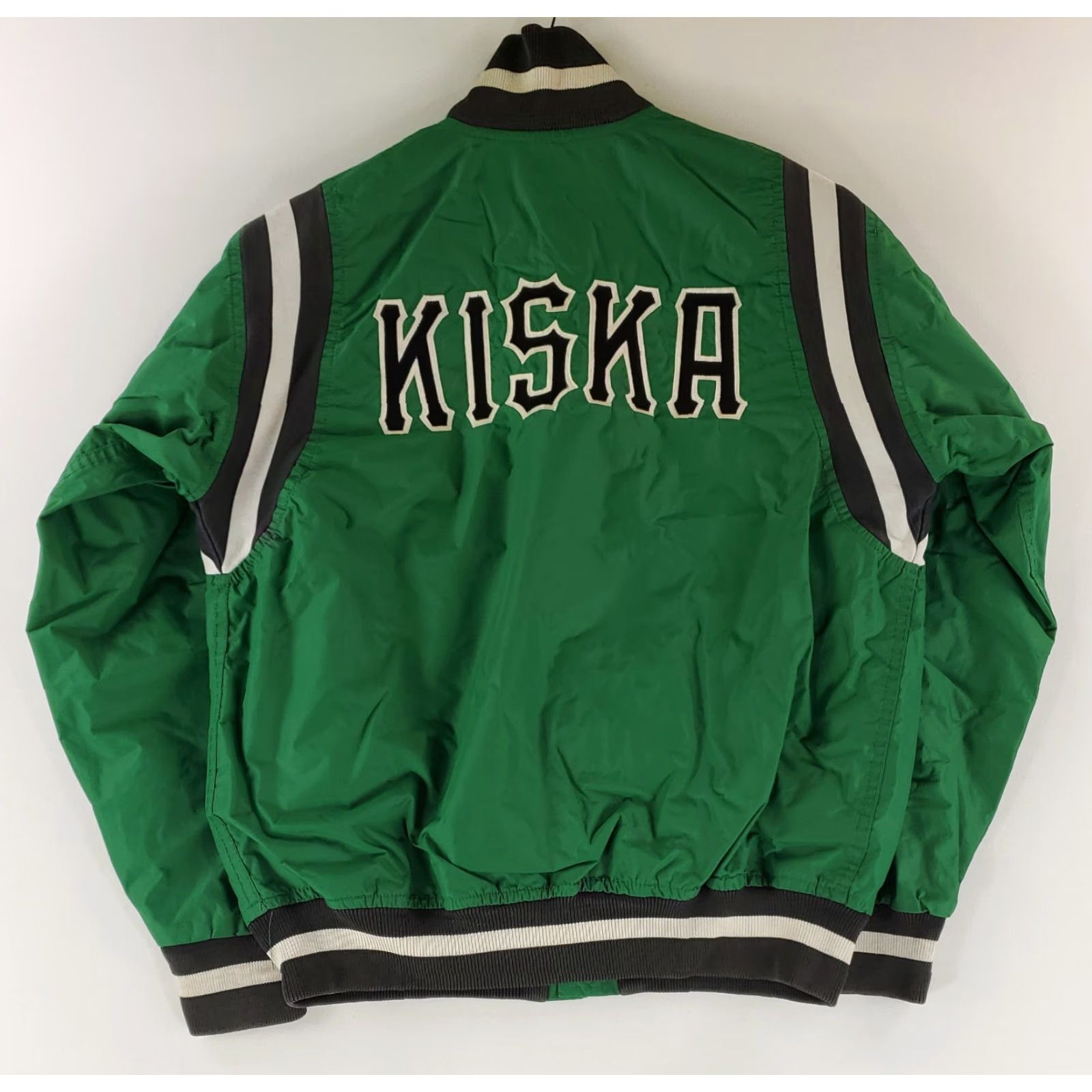 Wilson VINTAGE Wilson Jacket 70s 80s Made USA Kiska Green Snap Mens L 40 Windbreaker Jacket Green Mens L Size US L / EU 52-54 / 3 - 3 Thumbnail
