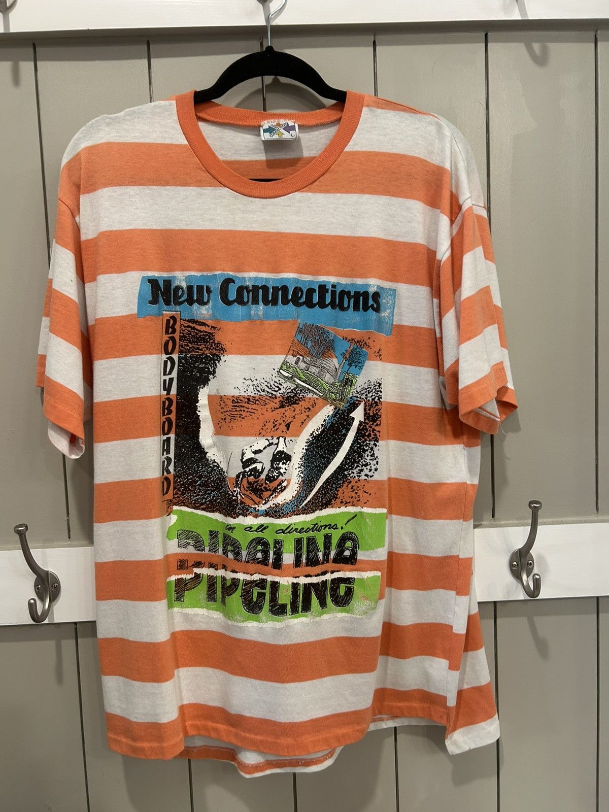 Vintage Vintage New Connections BodyBoard T Shirt Large Size US L / EU 52-54 / 3 - 1 Thumbnail