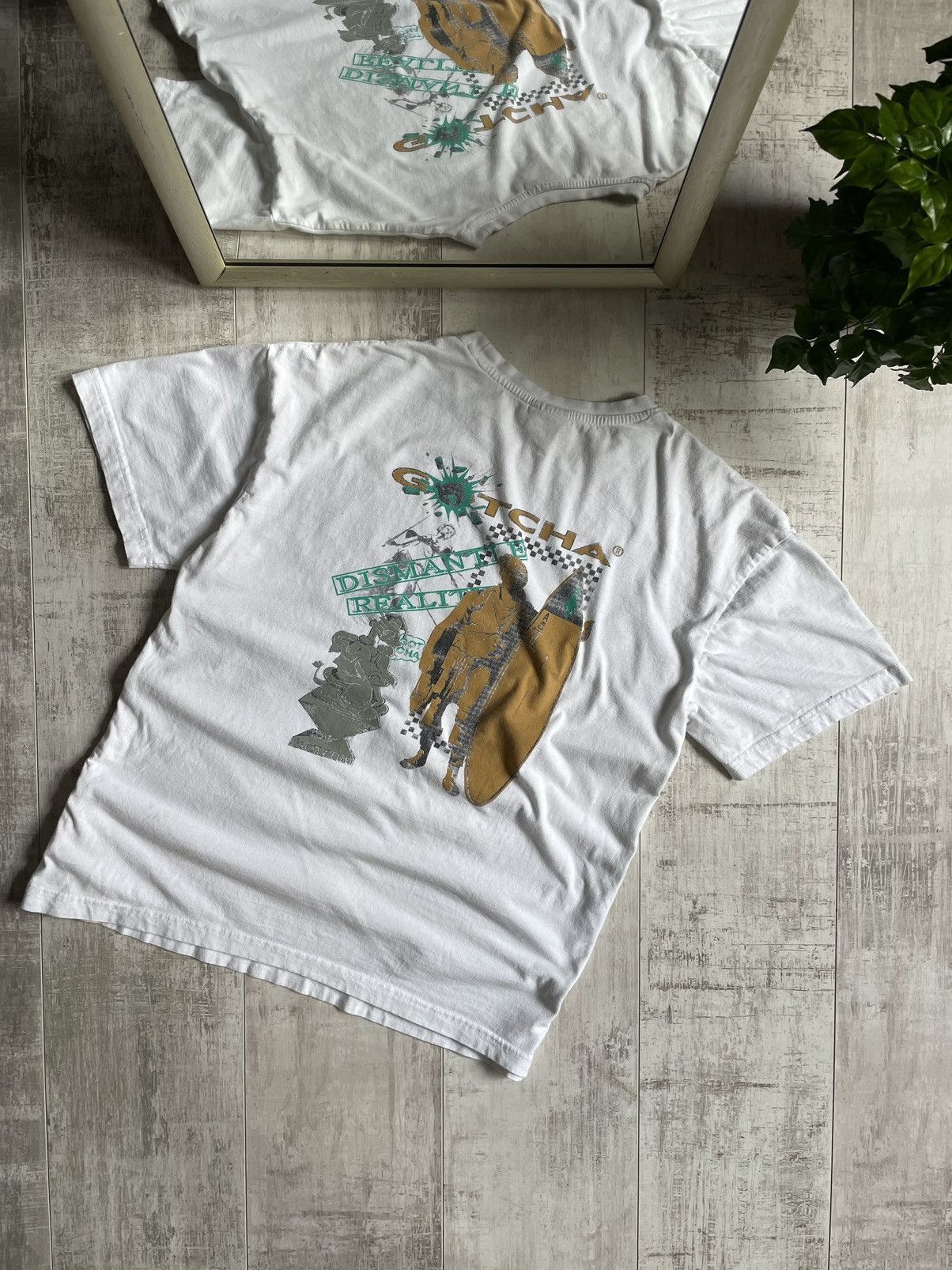 Gotcha × Vintage Vintage Gotcha Tee Dismatie Reality Surf Y2K Designer Size US M / EU 48-50 / 2 - 1 Thumbnail