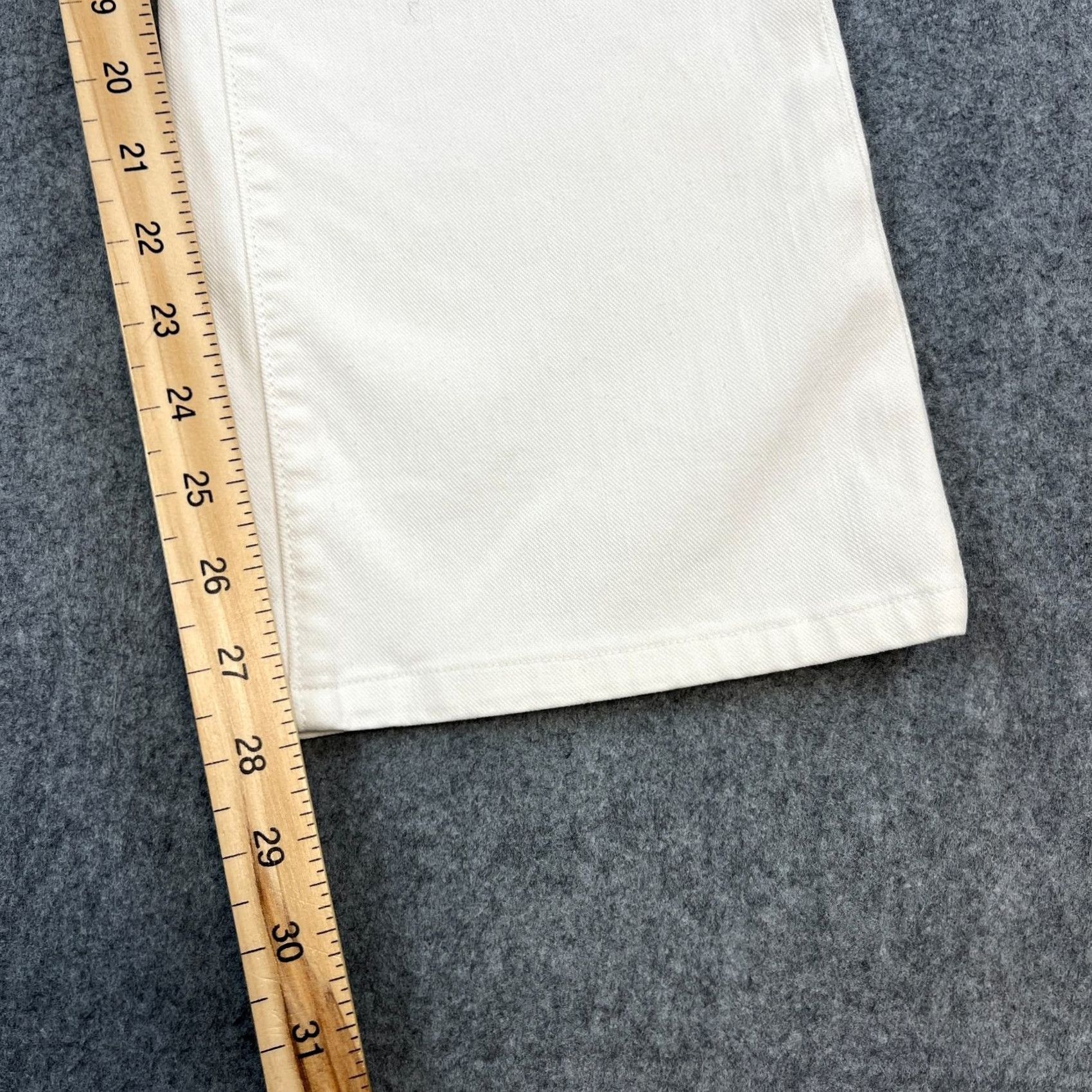 7 For All Mankind 7 For All Mankind Womens Jeans Bootcut 32 28 UK 12 Low Rise White USA Made Jeans Size 34" / US 12 / IT 48 - 4 Thumbnail