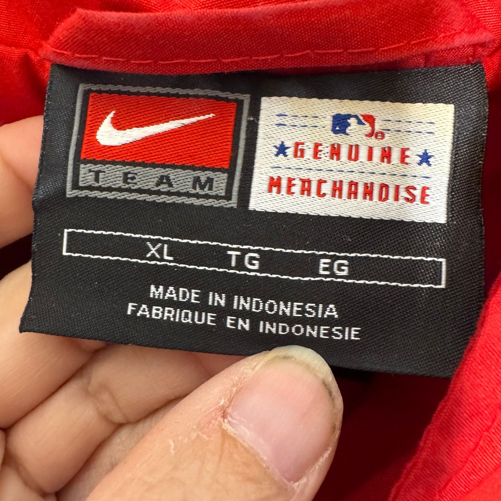 Nike Nike Boston Red Sox MLB Jacket XL Vintage 2000s Windbreaker Size US XL / EU 56 / 4 - 6 Thumbnail