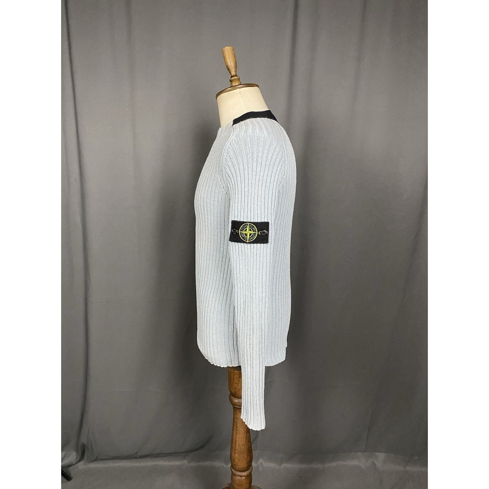 Stone Island Stone Island Vintage Men's Blue Crewneck Knitted Sweater Siz Size US S / EU 44-46 / 1 - 11 Thumbnail