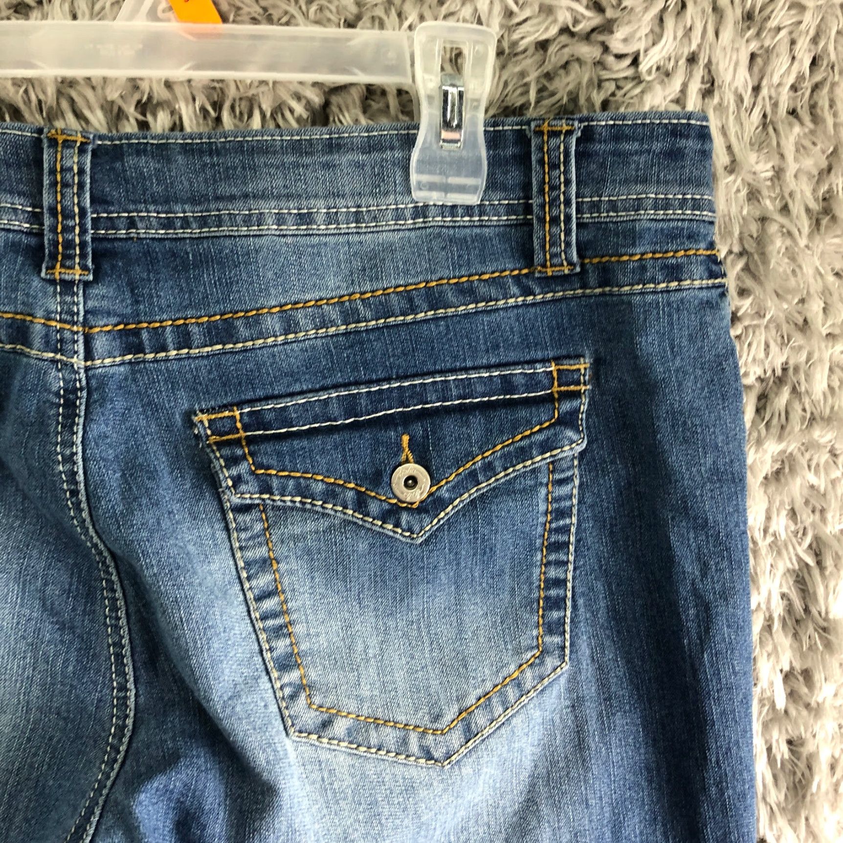 Denime CG CG Womens Jeans Size 16 Mid Rise Medium Wash Straight Leg Blue Denim Cotton Inseam 29in Size 38" / US 16 / IT 52 - 6 Thumbnail