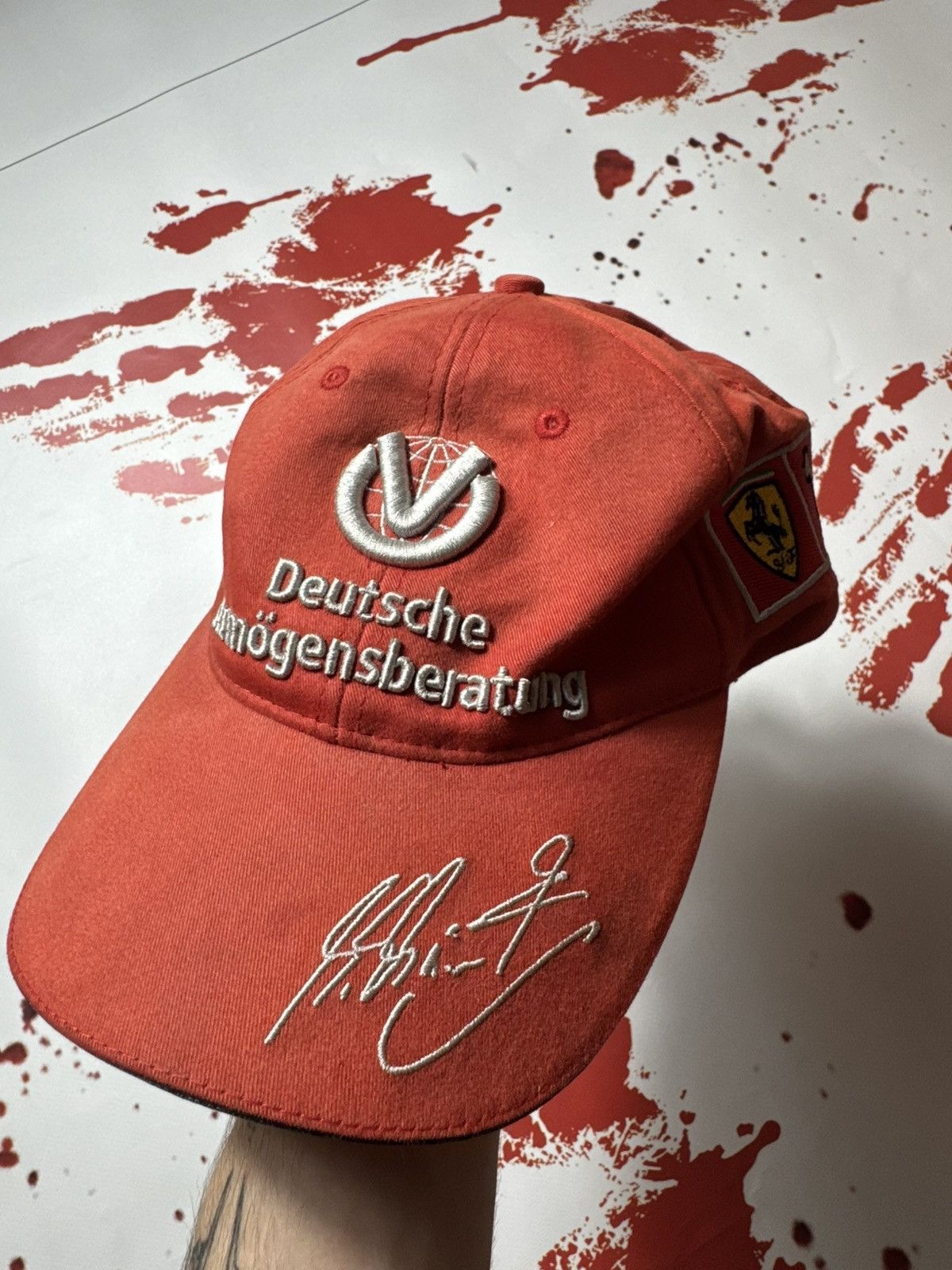 Ferrari × Formula 1 × Vintage vintage cap formula 1 ferarri michael schumaher world champ Size ONE SIZE - 1 Thumbnail