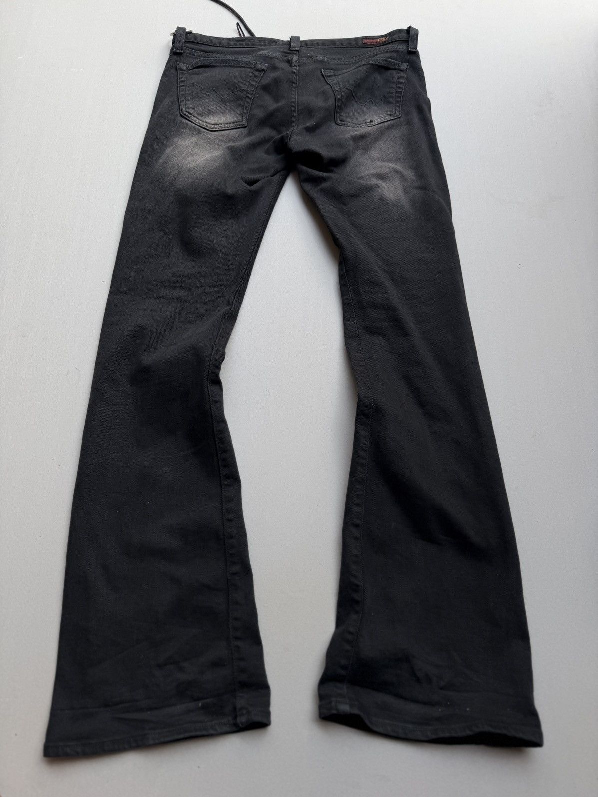 Japanese Brand AG lace up flare jeans Size US 29 - 2 Thumbnail