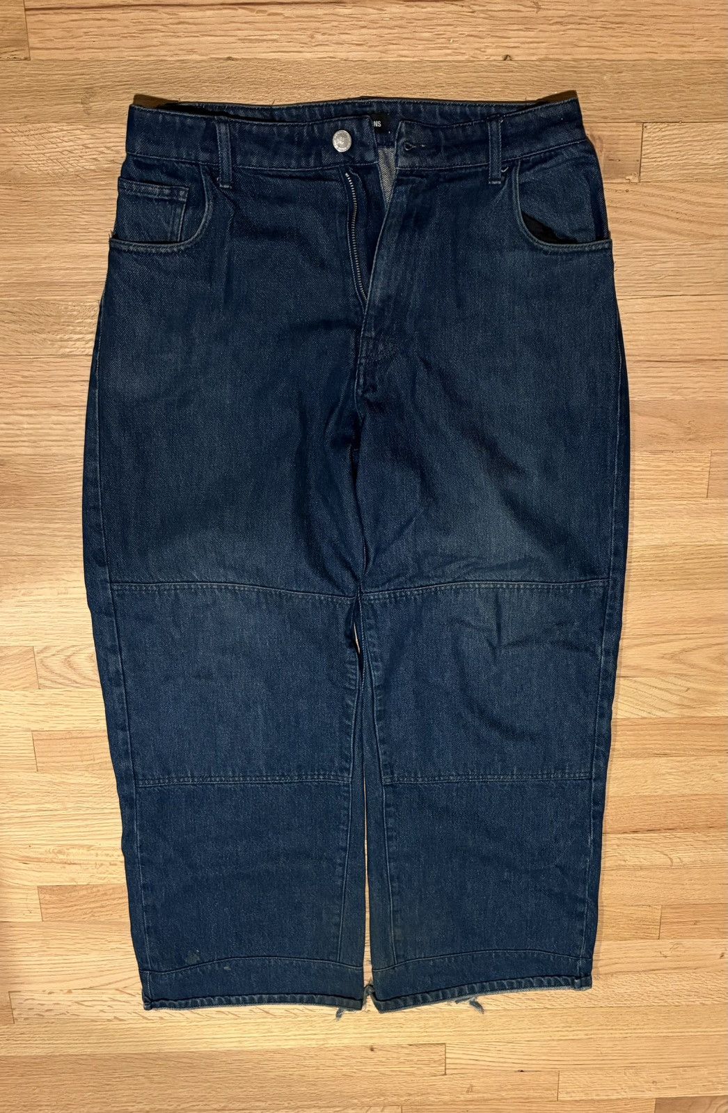 Raf Simons Raf simons BAGGY DOUBLE KNEE DENIM Size US 30 / EU 46 - 1 Thumbnail