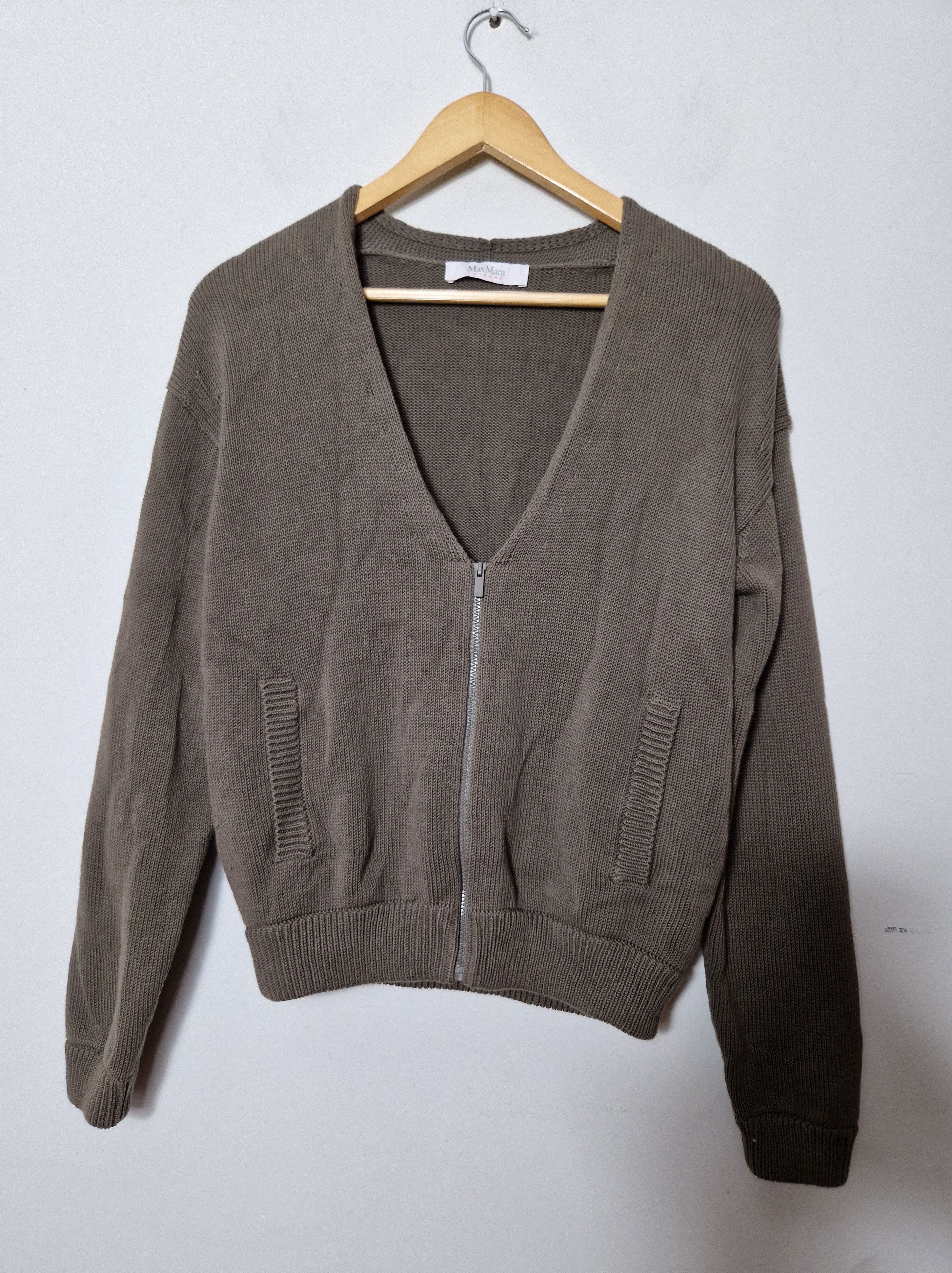 Designer × Max Mara Max Mara zipped cardigan Size M / US 6-8 / IT 42-44 - 6 Thumbnail