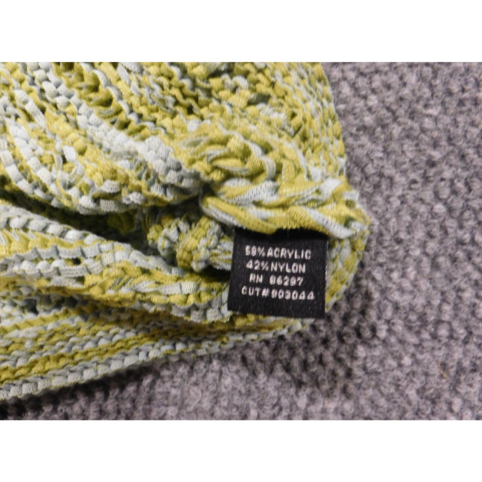 Vintage Vertigo Womens Sweater L Green Pullover V-Neck Raglan Sleeve Stretch Logo Modern Knit Open-Knit Short Sleeve Regular Size L / US 10 / IT 46 - 6 Thumbnail