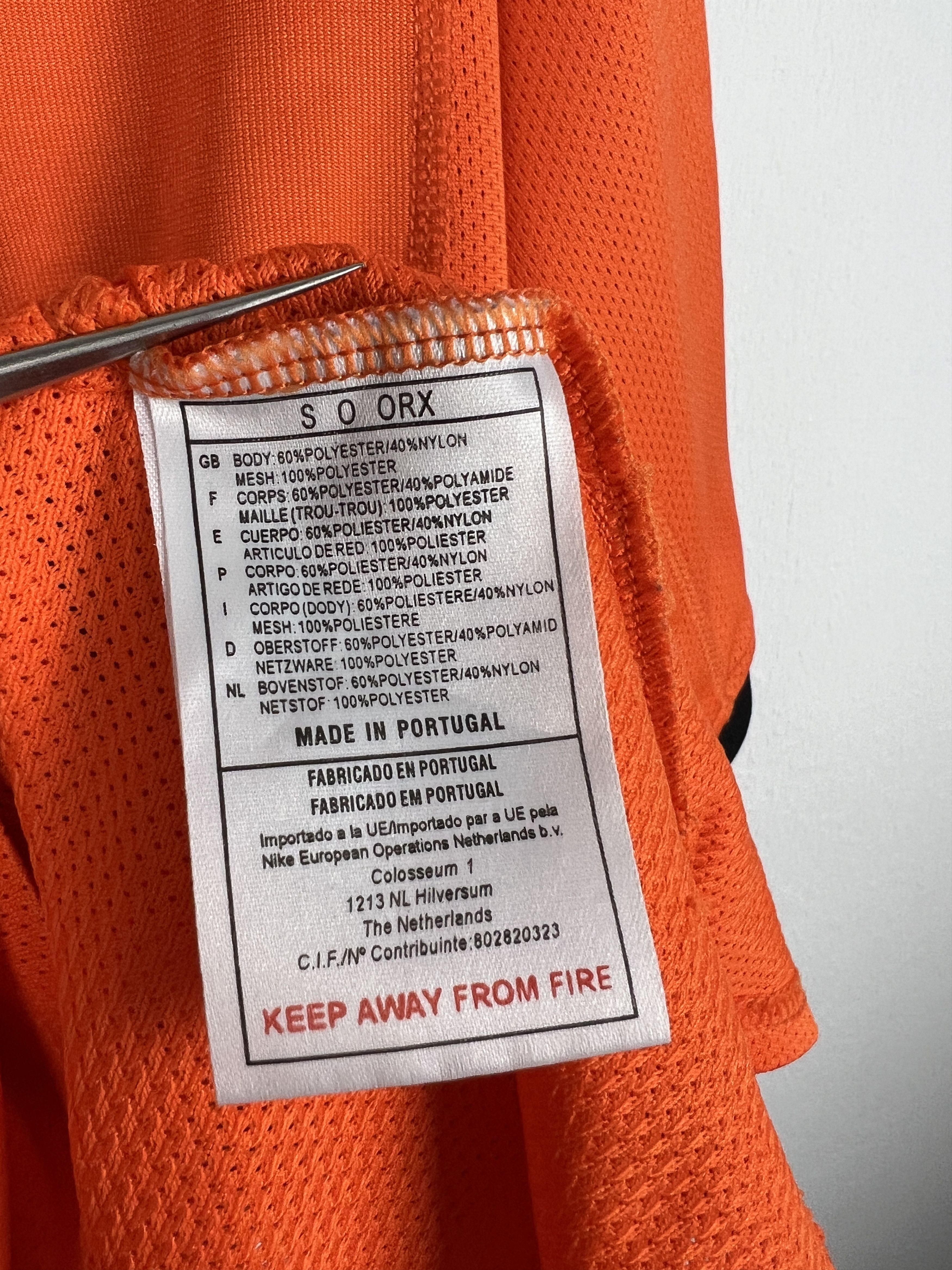 Nike Netherlands Home football shirt Soccer Holland Jersey Trikot Size US XL / EU 56 / 4 - 7 Thumbnail