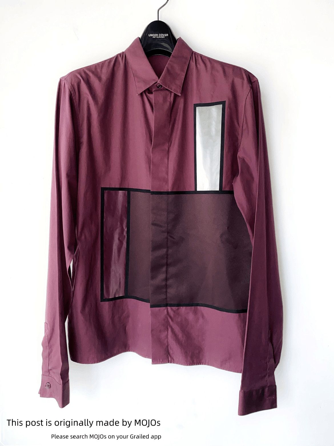 Dior Sz 37 Dior Homme 14SS Red Patches Basic Shirt Mojos9161103 Size US S / EU 44-46 / 1 - 1 Thumbnail