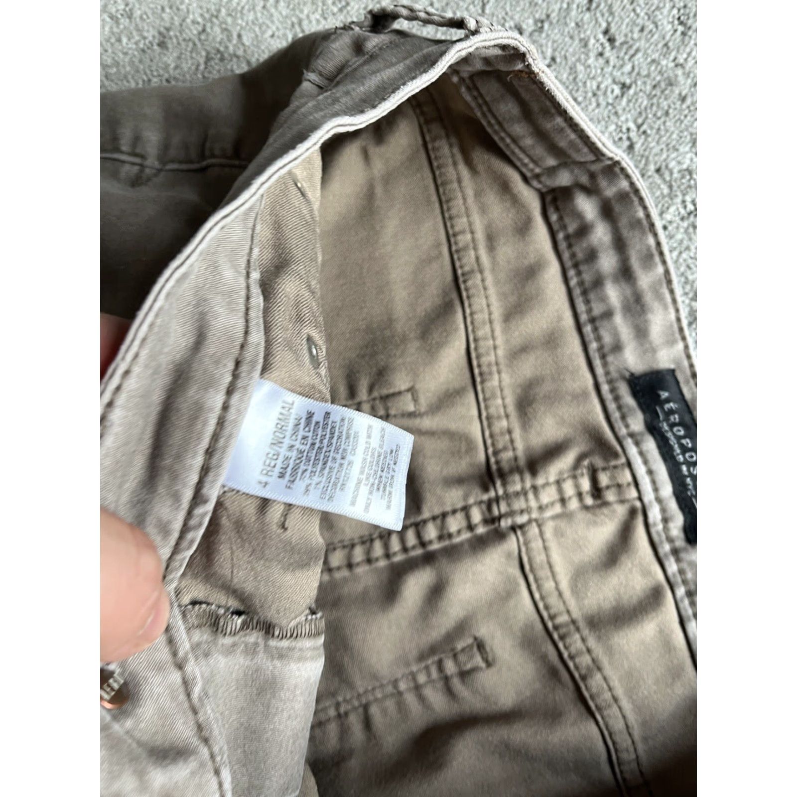 Aeropostale AEROPOSTALE Jeans Womens Size 4 Reg High Waist Jegging Brown, 5-Pocket Denim, Stretch, Light Wash, Regular Fit - Adult Women Size 27" / US 4 / IT 40 - 6 Thumbnail