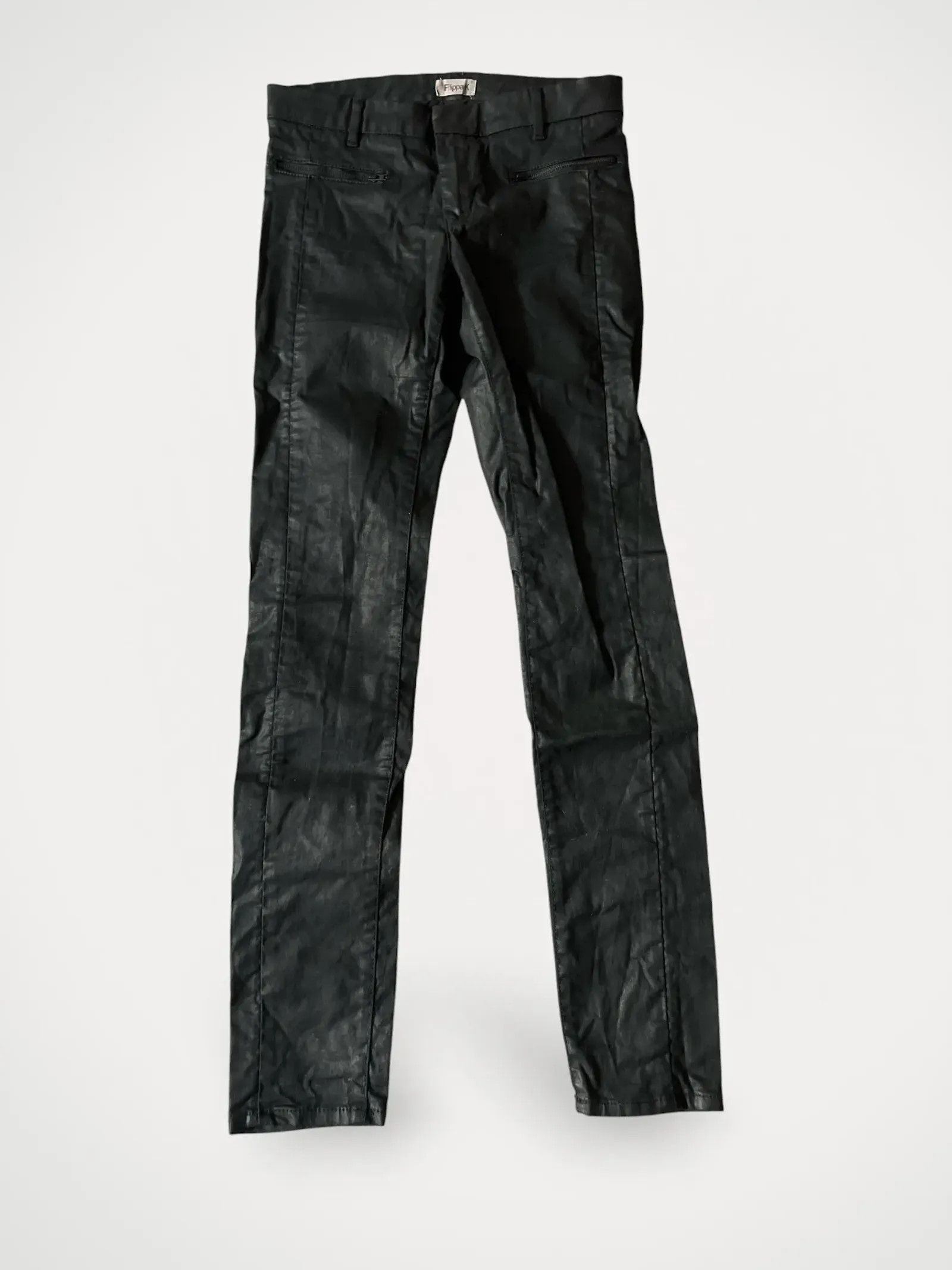 Filippa K Filippa K Waxed zip jeans Pants Size 27" / US 4 / IT 40 - 1 Thumbnail