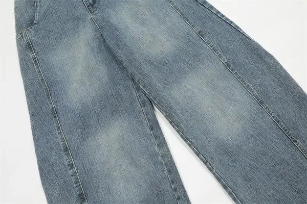 Japanese Brand American retro high street trend washed scimitar jeans Size US 32 / EU 48 - 5 Thumbnail