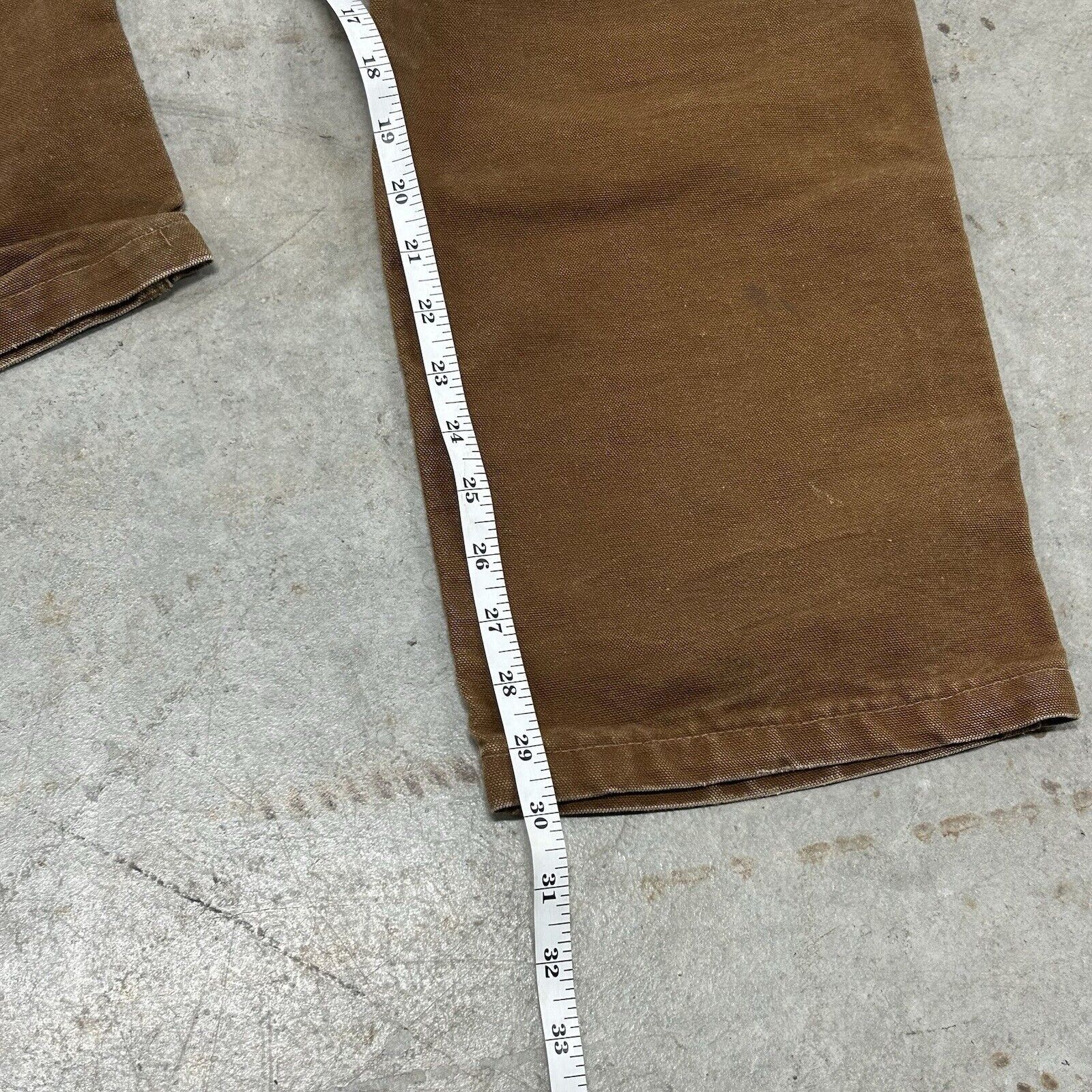 Carhartt × Vintage Vintage 50s Carhartt Double Knee Brown Canvas Pants RARE Size US 36 / EU 52 - 11 Thumbnail