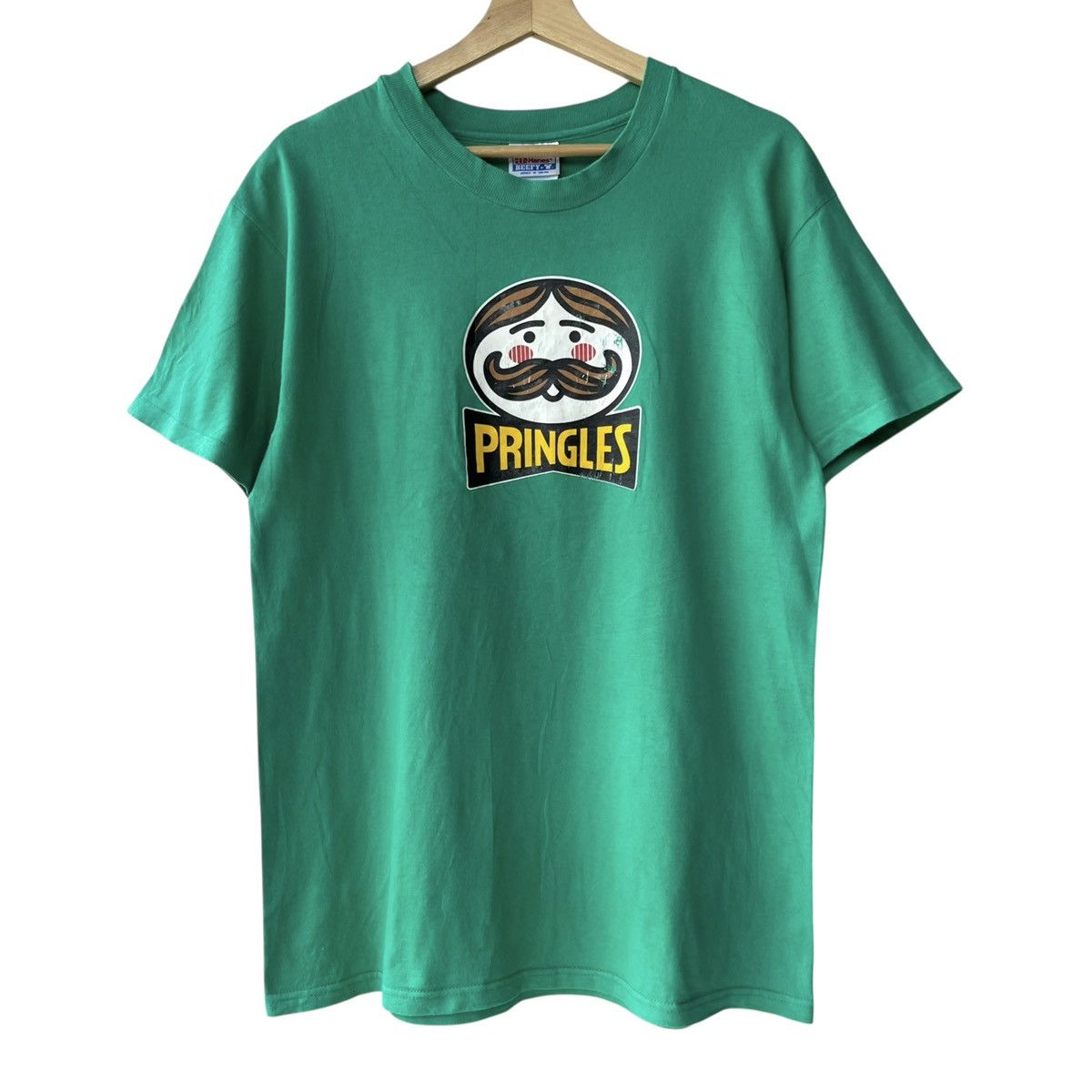 Vintage Pringles Chips USA Vintage 1990s Logo Promo Tee Size US M / EU 48-50 / 2 - 1 Thumbnail