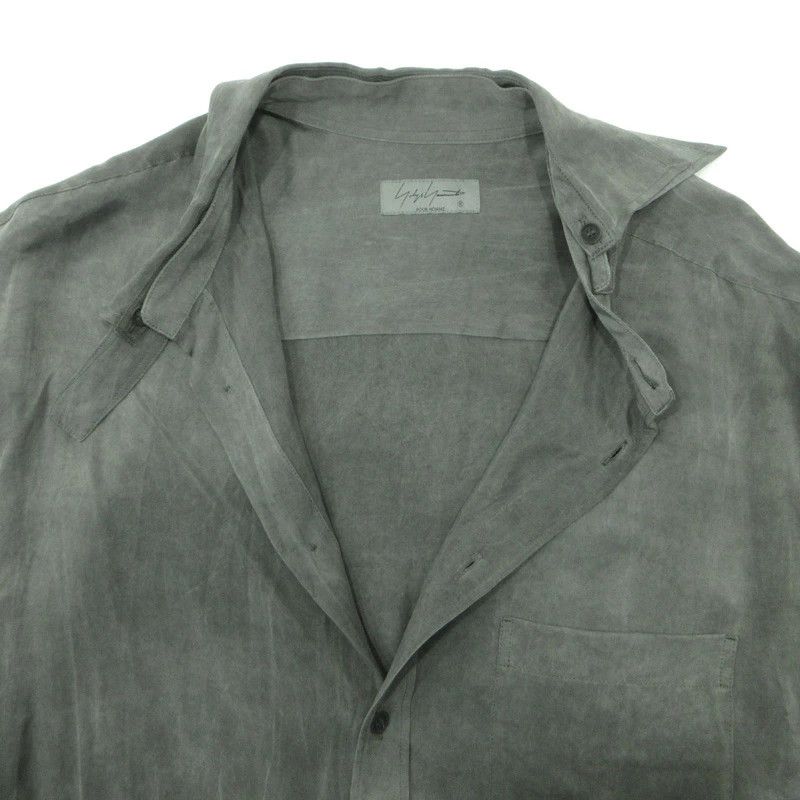 Yohji Yamamoto Yohji Yamamoto POUR HOMME Asymmetrical spare collar blouse Size US L / EU 52-54 / 3 - 4 Thumbnail