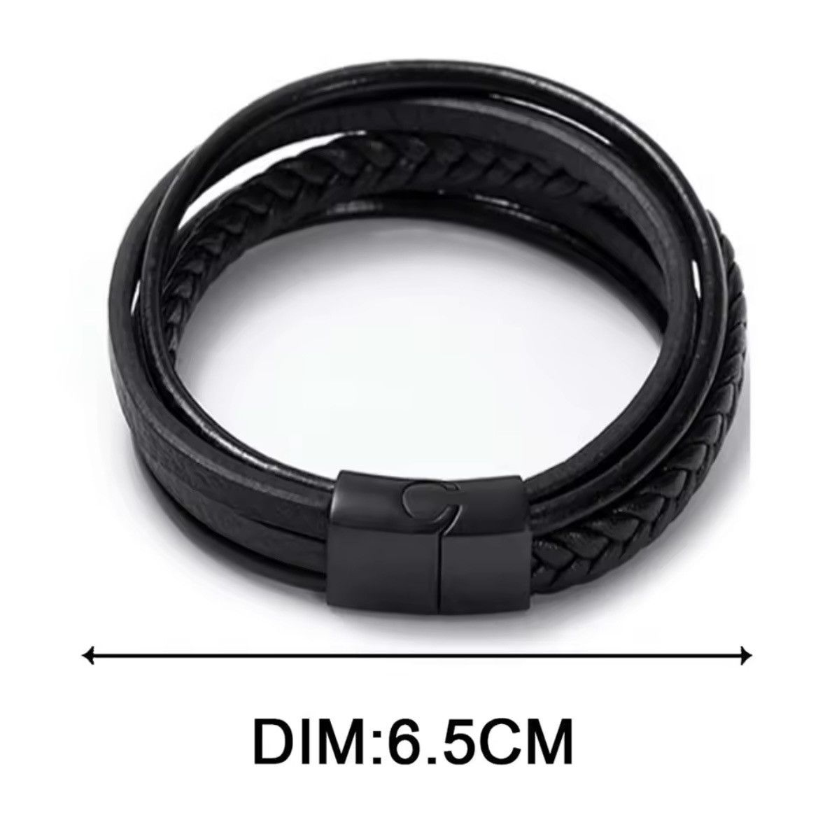 Other Black five layer symmetrical bracelet Size ONE SIZE - 5 Thumbnail
