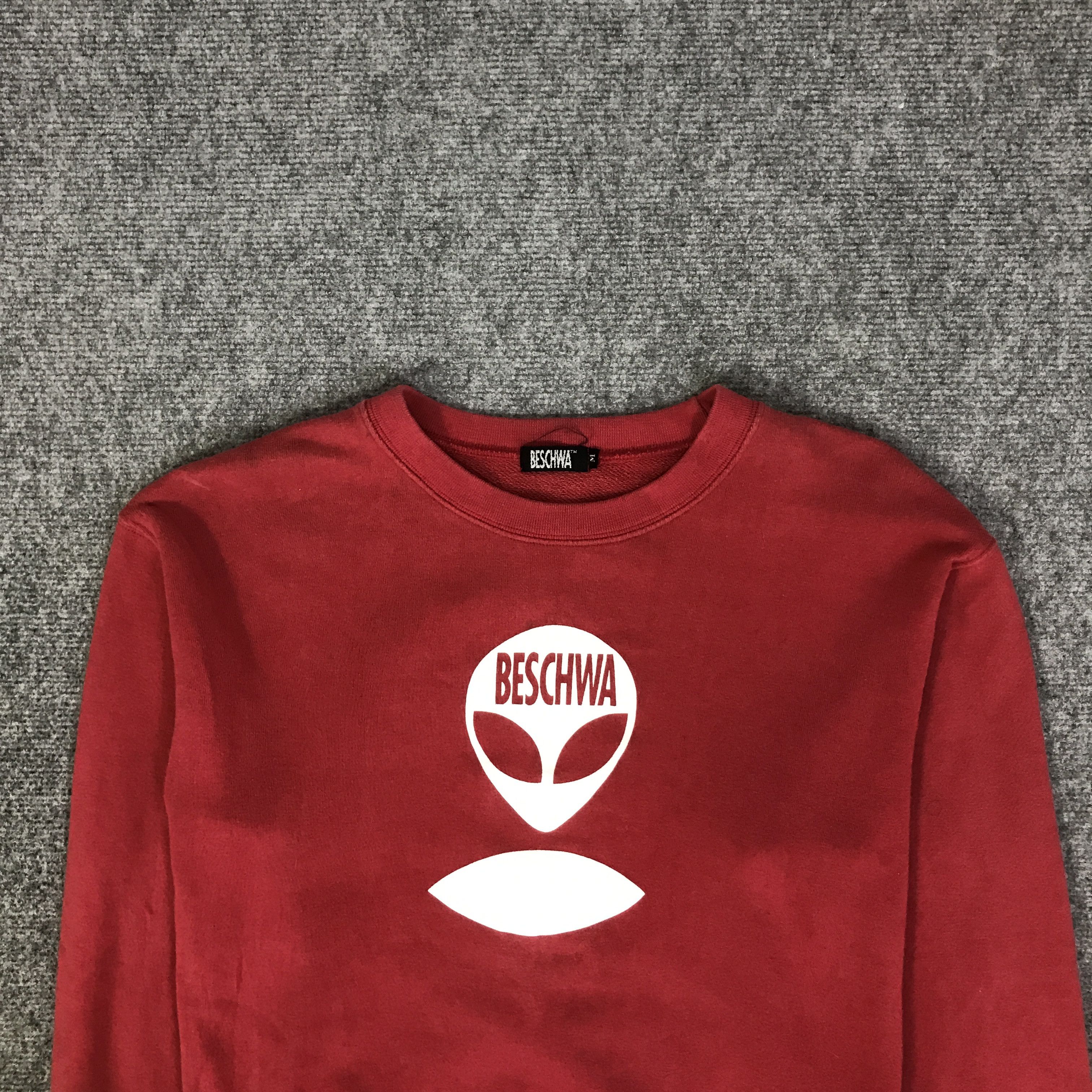 Japanese Brand BESCHWA ALIAN SWEATSHIRT K101B1 Size US M / EU 48-50 / 2 - 2 Thumbnail