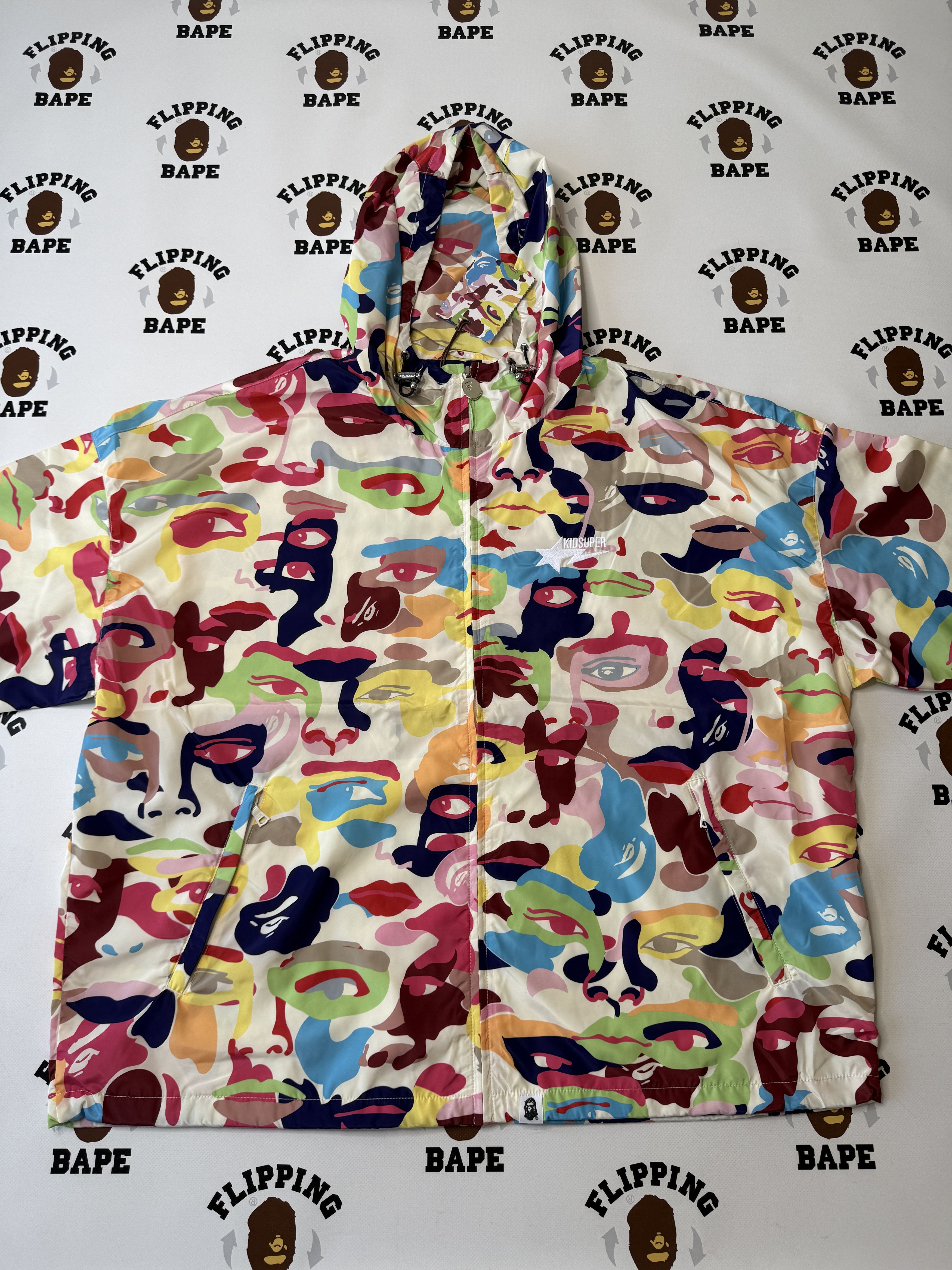 Bape × KidSuper BAPE X KIDSUPER CAMO LIGHTWEIGHT JACKET Size US L / EU 52-54 / 3 - 4 Thumbnail