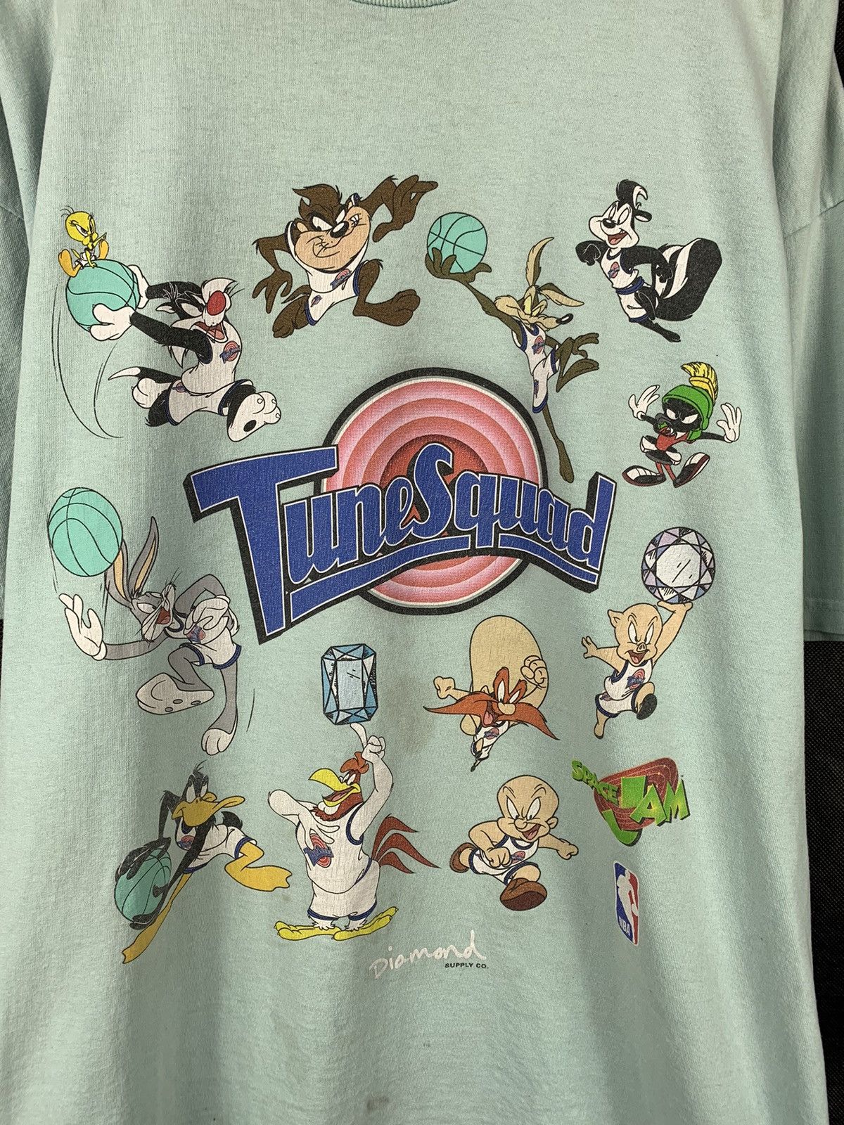 Diamond Supply Co. Steals! Diamond Supply x Space Jam Movie Tee Size US XXL / EU 58 / 5 - 2 Thumbnail
