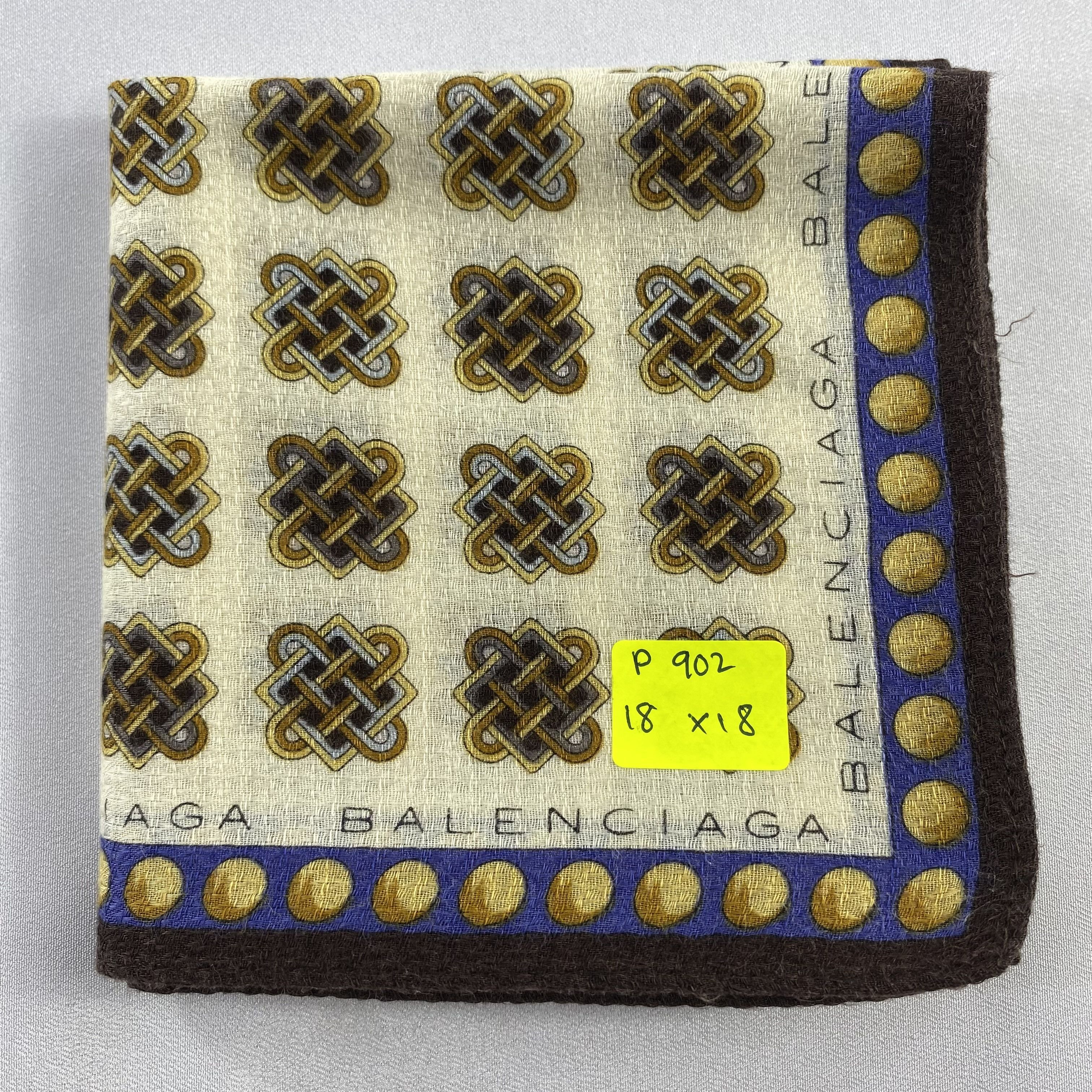 Vintage Balenciaga Bandana/ Handkerchief / Neckerchief-P902 Size ONE SIZE - 5 Thumbnail