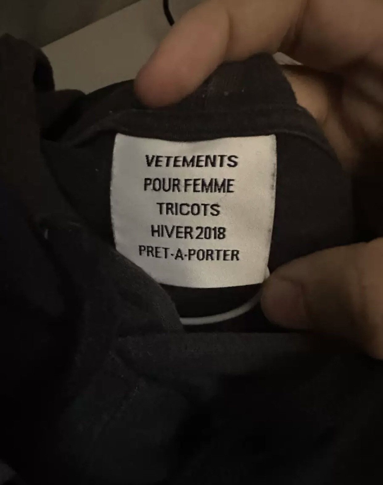 Vetements Vetements Titanic Thin Sweatshirt 2412-Nextarrow Size US S / EU 44-46 / 1 - 4 Thumbnail