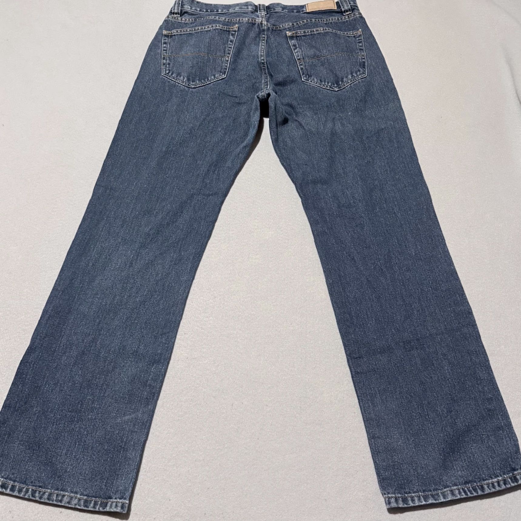 Vintage Urban Pipeline Jeans Men Blue Denim Mid Rise Straight Button Fly 34x32 Jeans Size US 34 / EU 50 - 2 Thumbnail